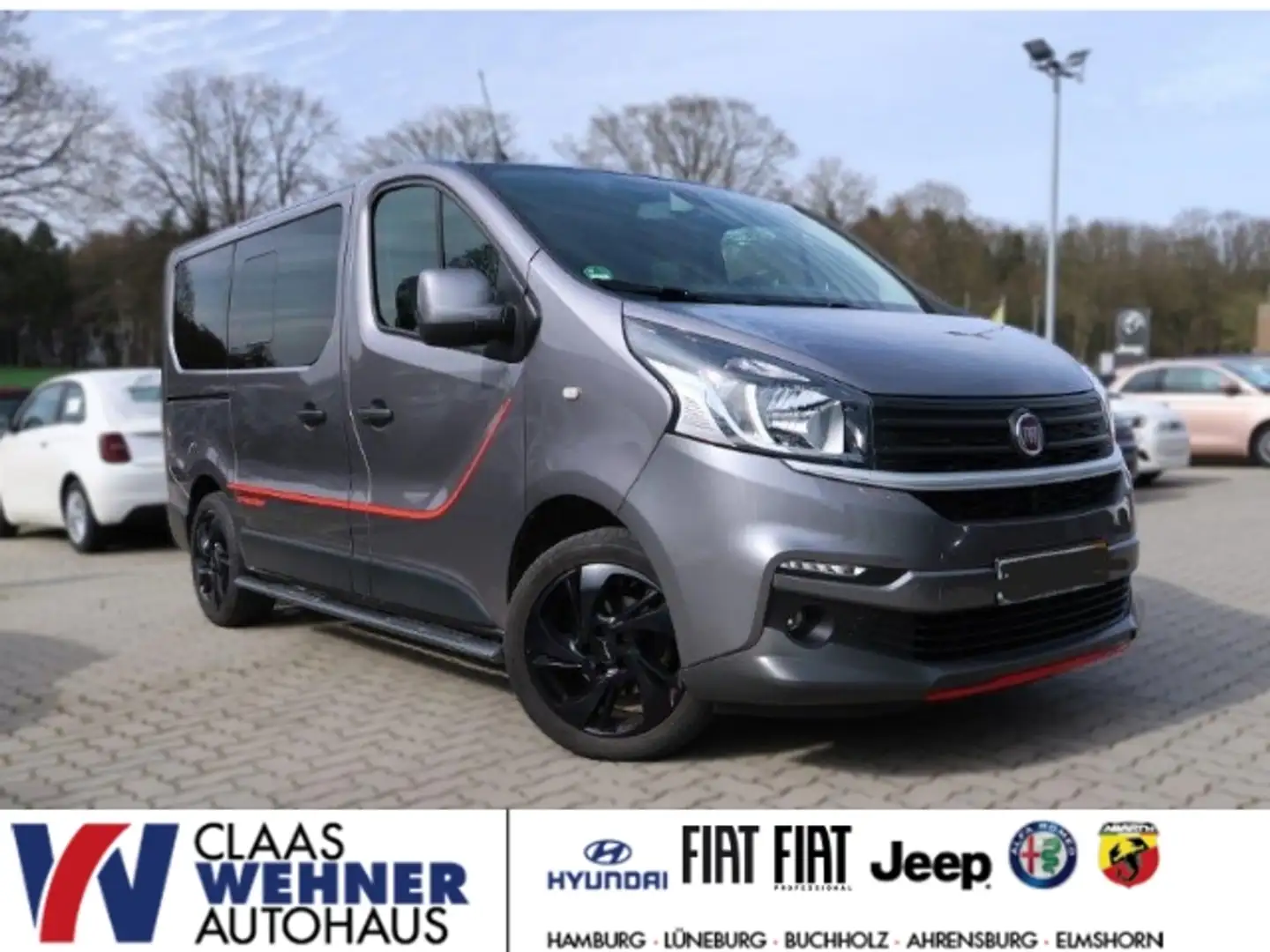 Fiat Talento Kombi Sportivo 2.0 AHK Navi RFK SHZ Klima Gris - 1