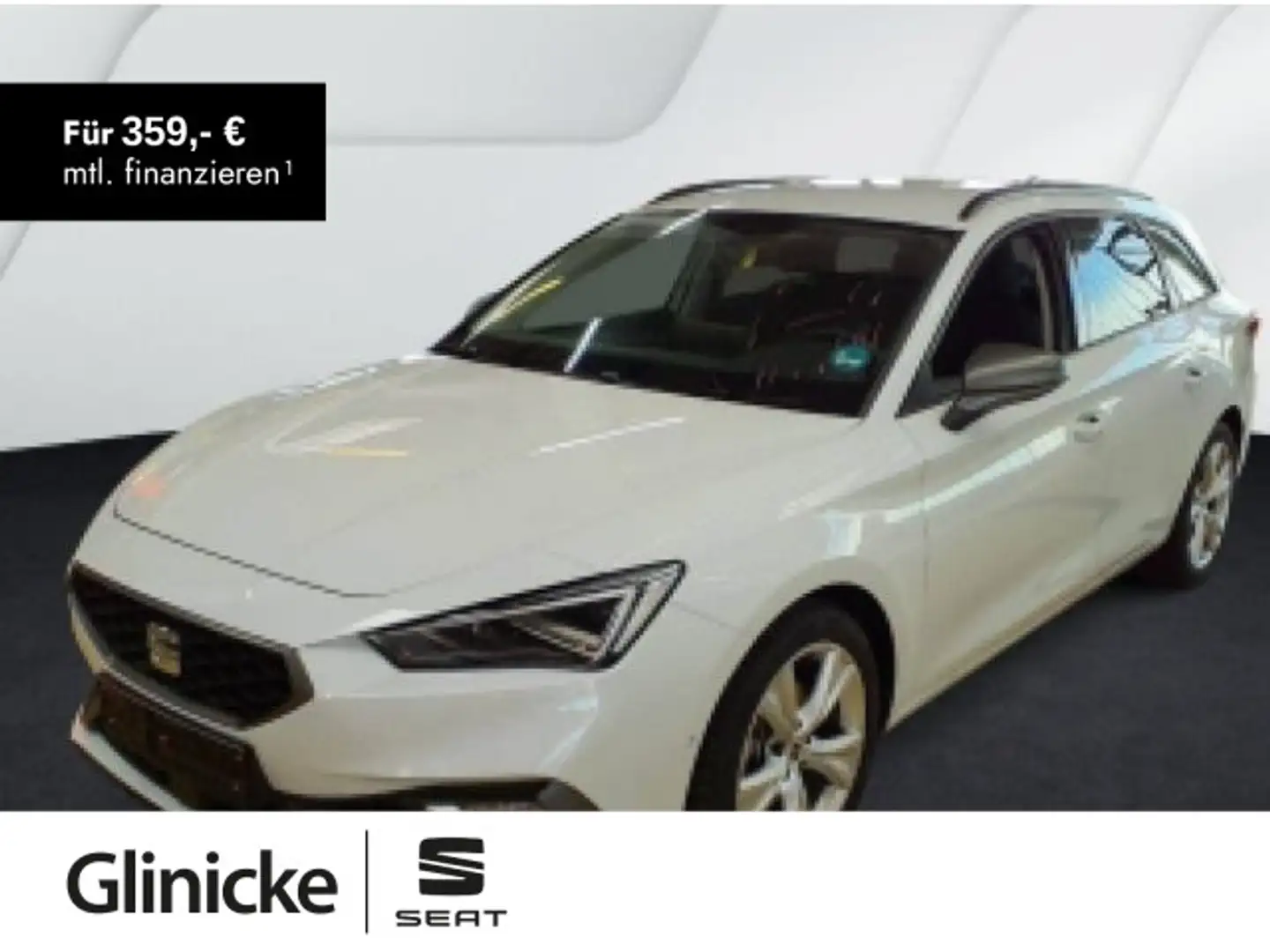 SEAT Leon ST FR 1.5 eTSI DSG, RFK, NAVI Weiß - 1