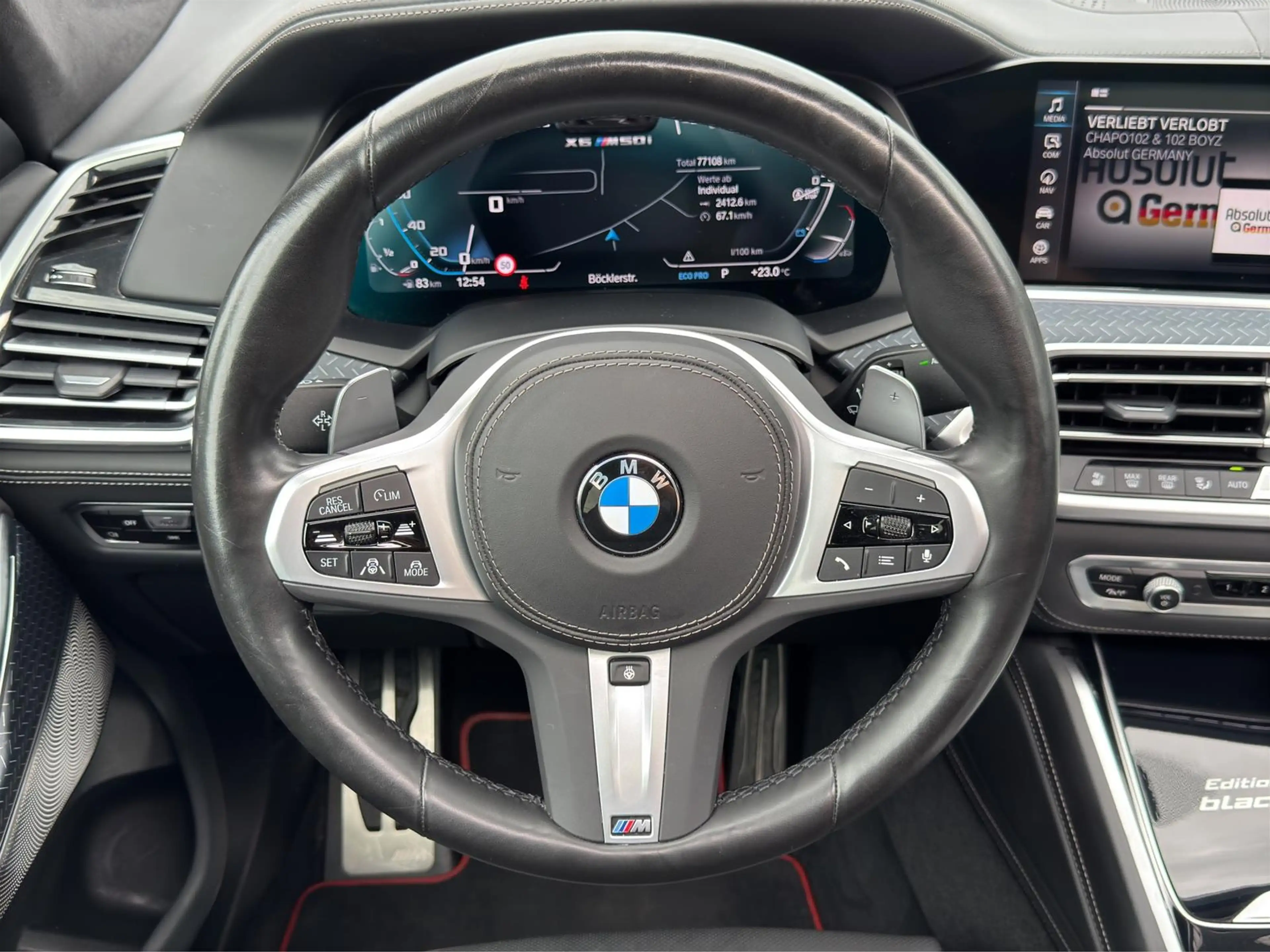 BMW X6 M50i Black Vermilion FrozenBlack Laser B&W — photo 14
