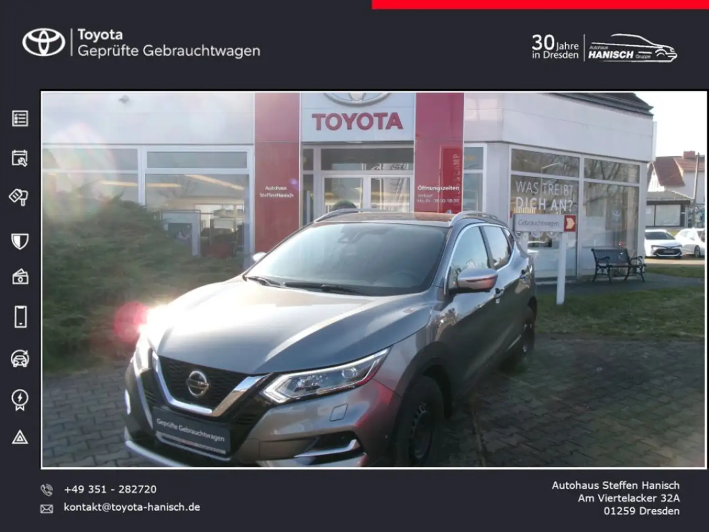 Nissan Qashqai 1.3 DIG-T N-MOTION Grau - 1