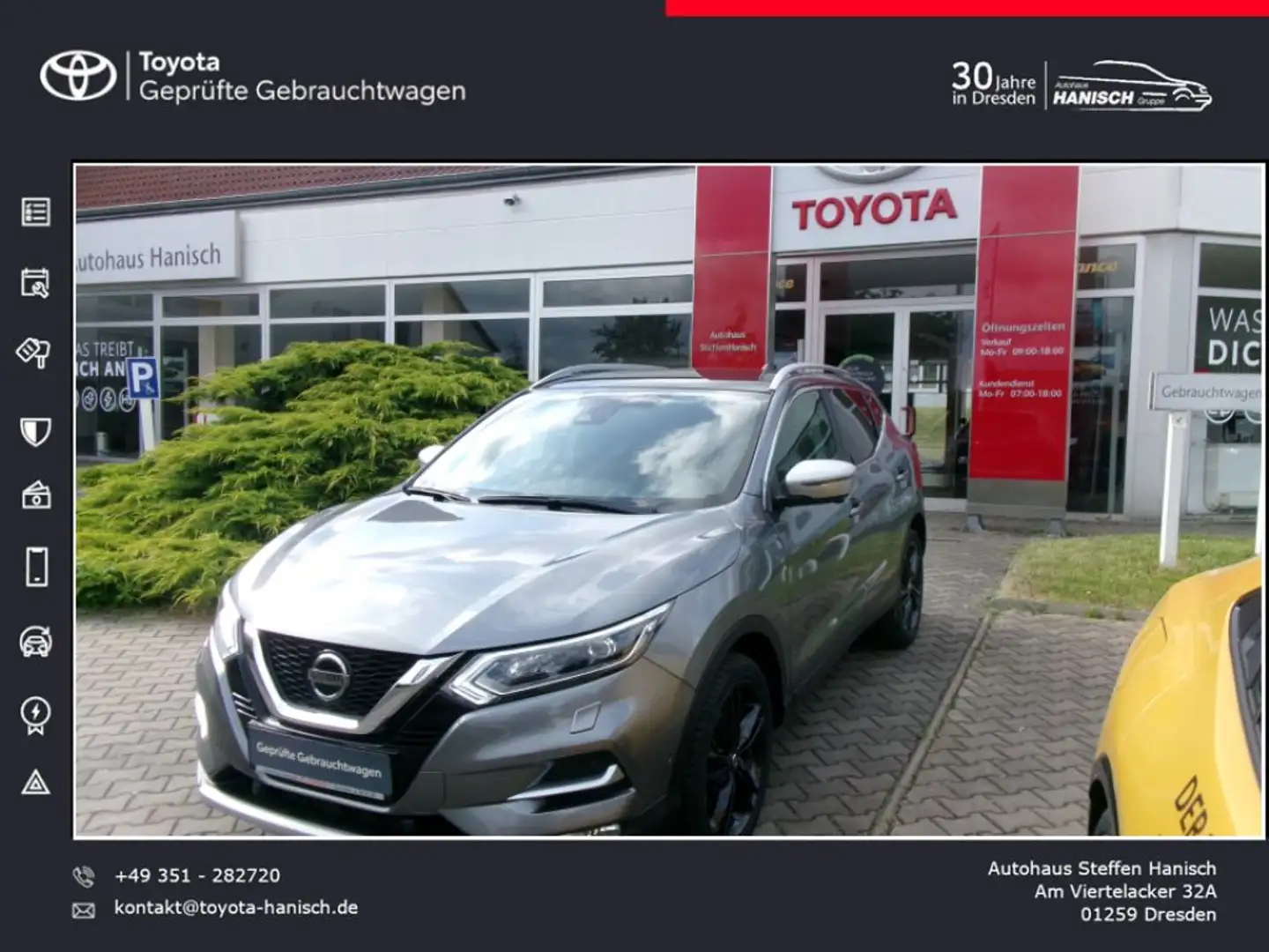 Nissan Qashqai 1.3 DIG-T N-MOTION Gris - 1