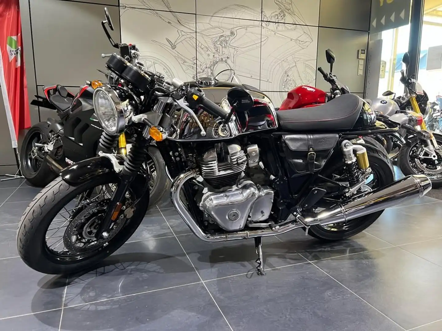 Royal Enfield Continental GT Argintiu - 1