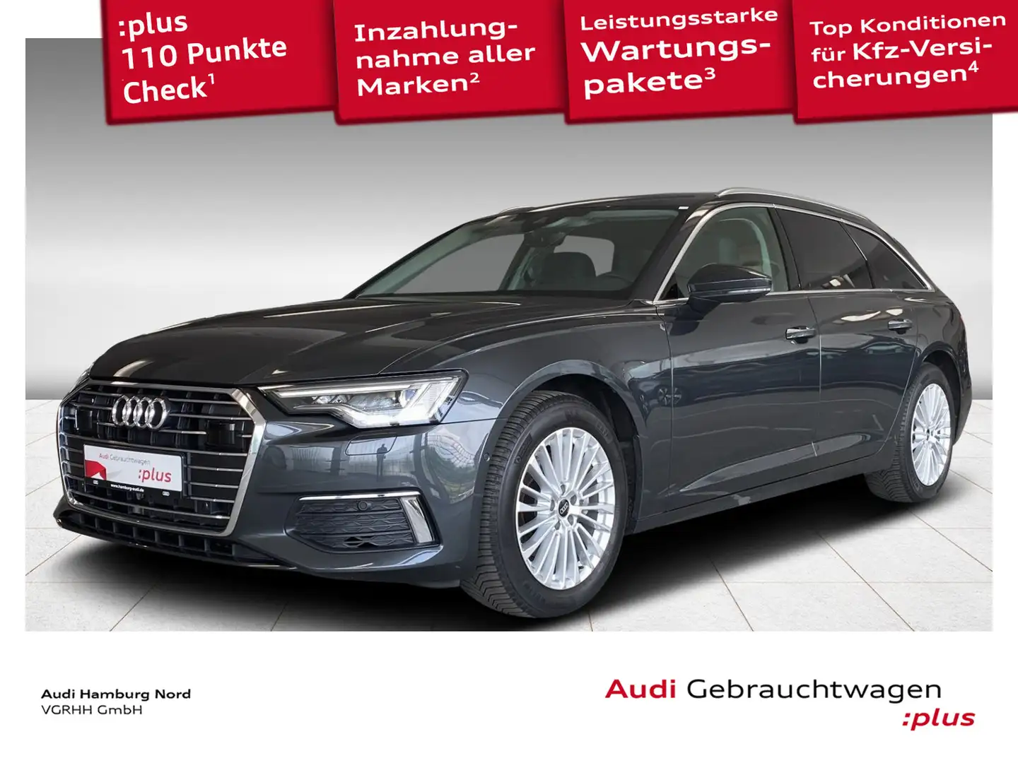 Audi A6 40 TDI quattro S tronic AHK Navi Matrix Grau - 1