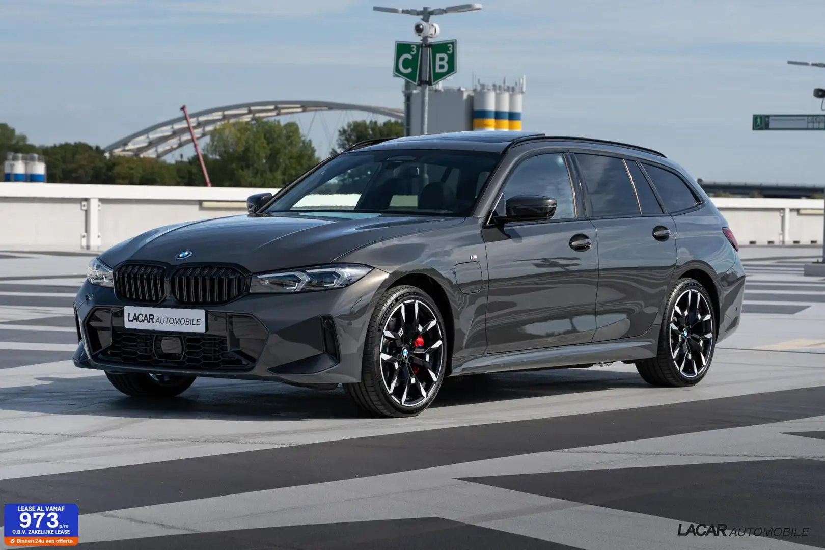 BMW 330 3-serie Touring 330e xDrive I M Sport Pro I 83k NP Gris - 1