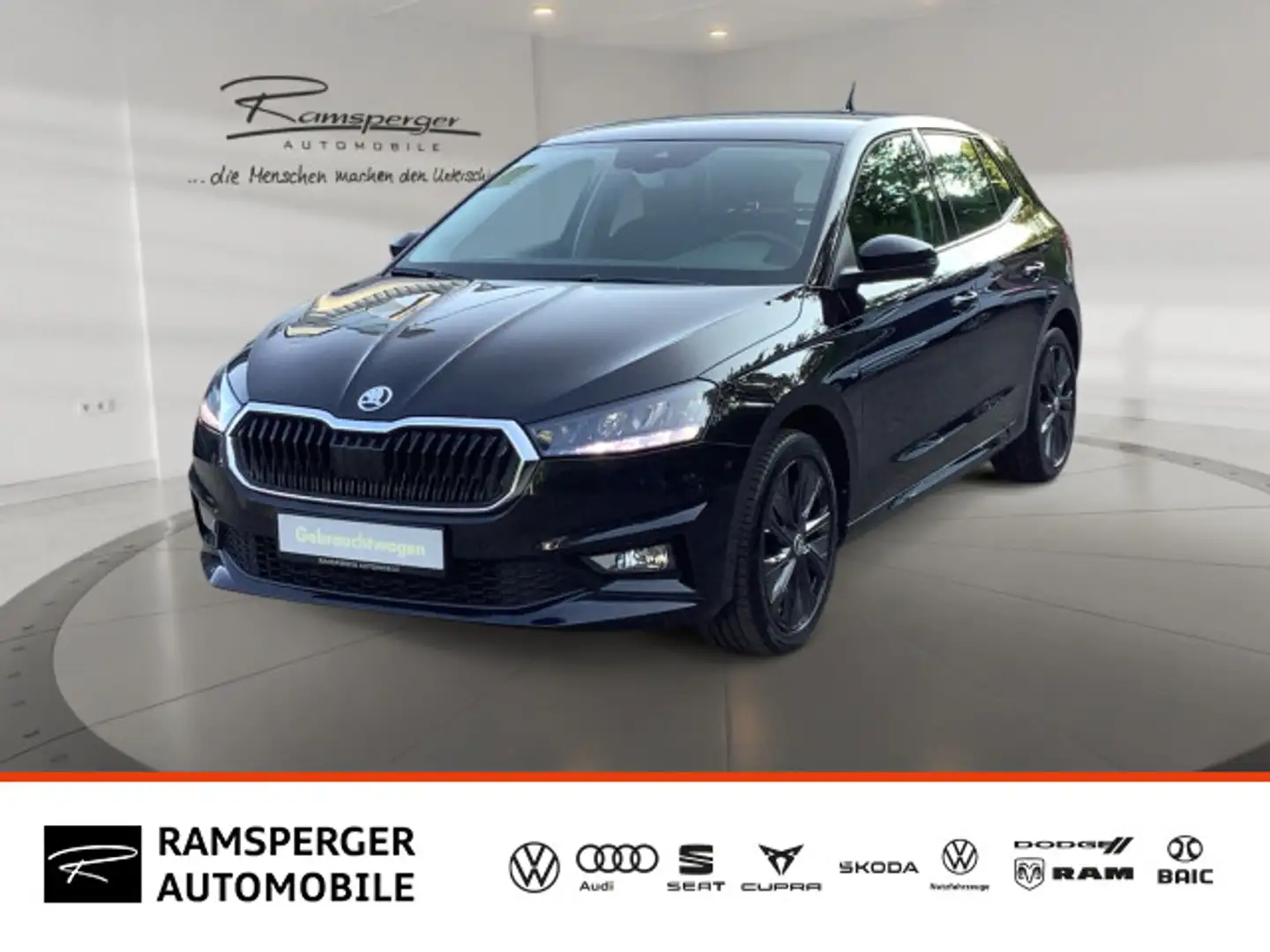 Skoda Fabia 1.0 TSI DSG Style GRA LED Navi SHZ Kamera Schwarz - 1