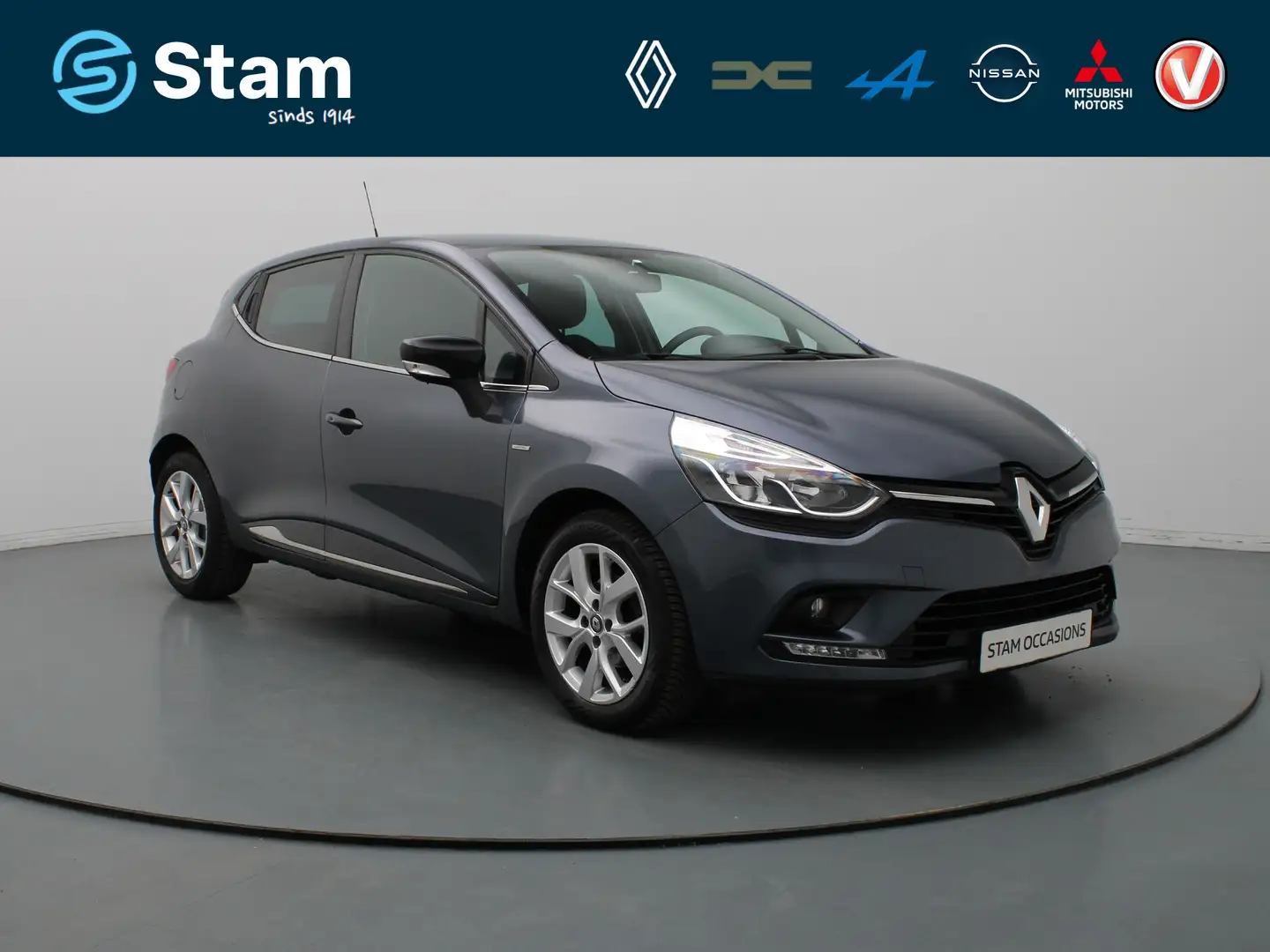 Renault Clio 90pk TCe Limited Airco | Cruise | Navi | Parkeerse Grigio - 1