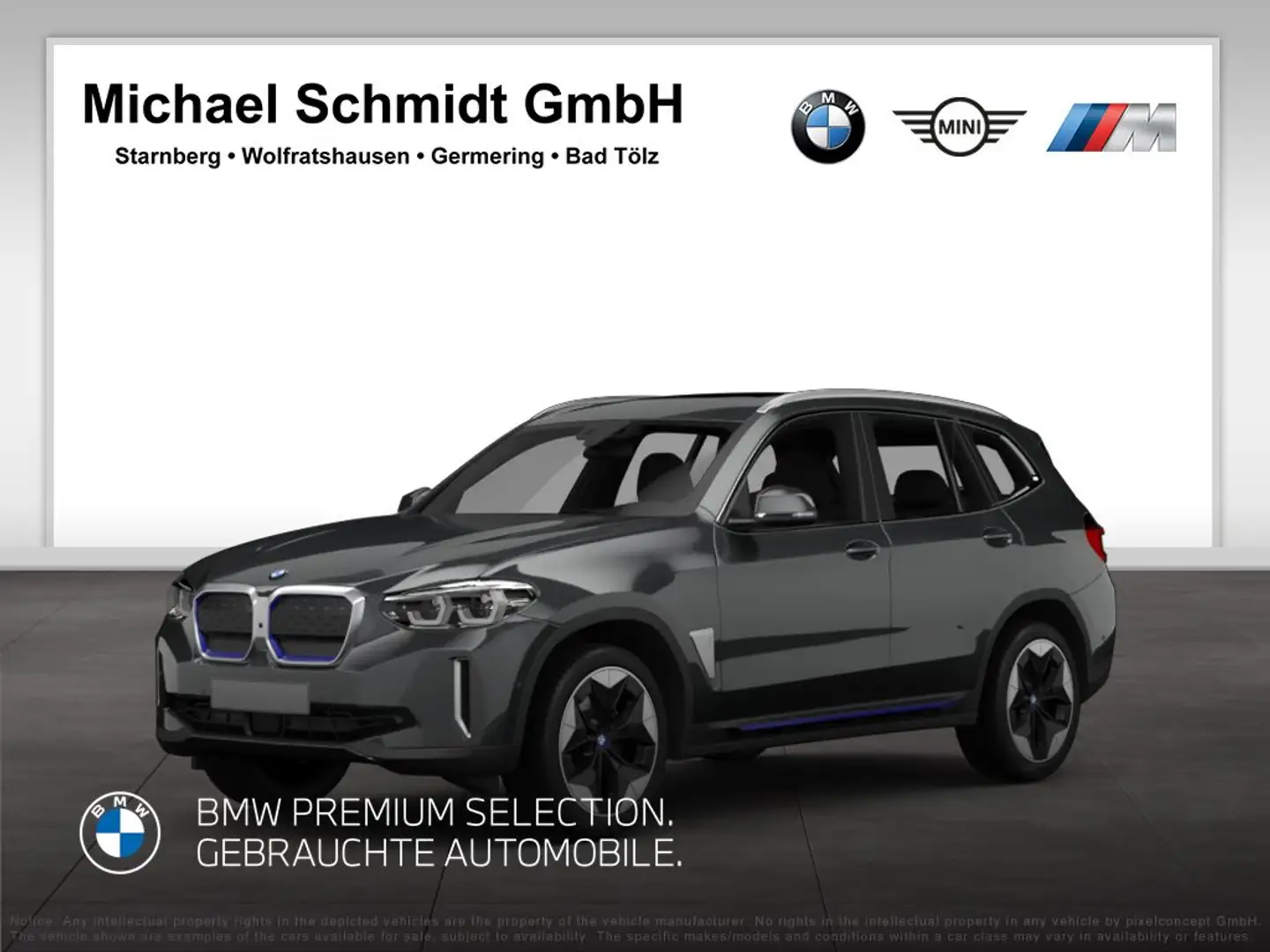 BMW iX3 M Sportpaket*LC Prof.*HUD*AHK*HK-HiFi*DAB*Impressi Grau - 1