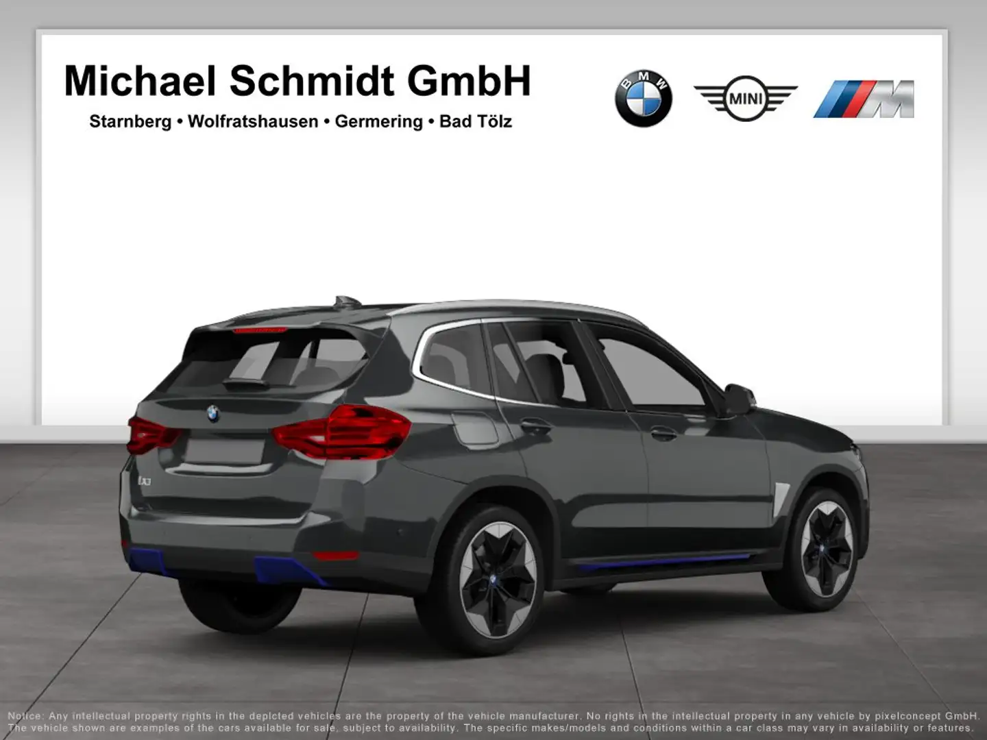 BMW iX3 M Sportpaket*LC Prof.*HUD*AHK*HK-HiFi*DAB*Impressi Grau - 2