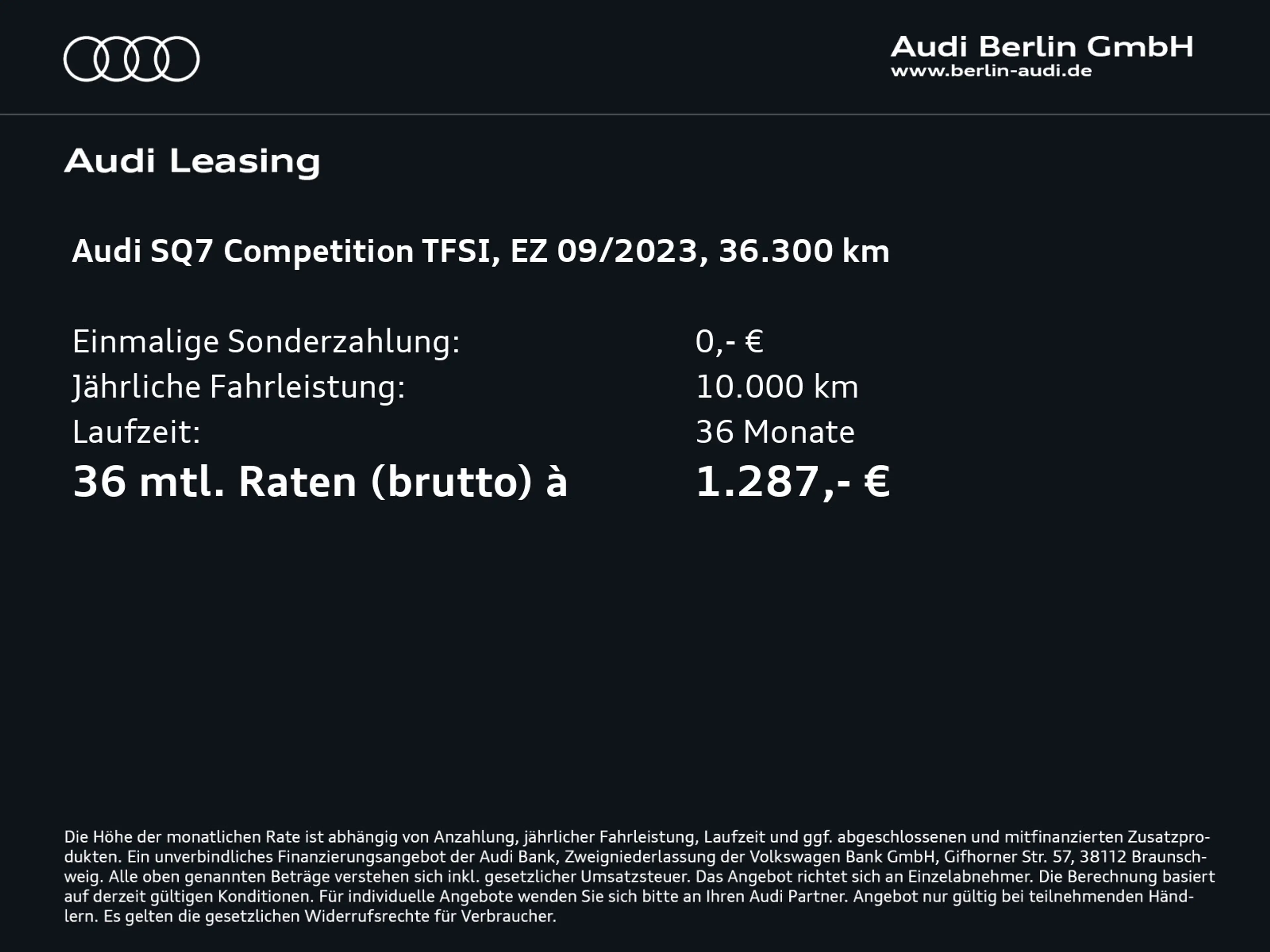 Audi SQ7 competition plus TFSI tiptr. AHK HUD PANO — photo 4
