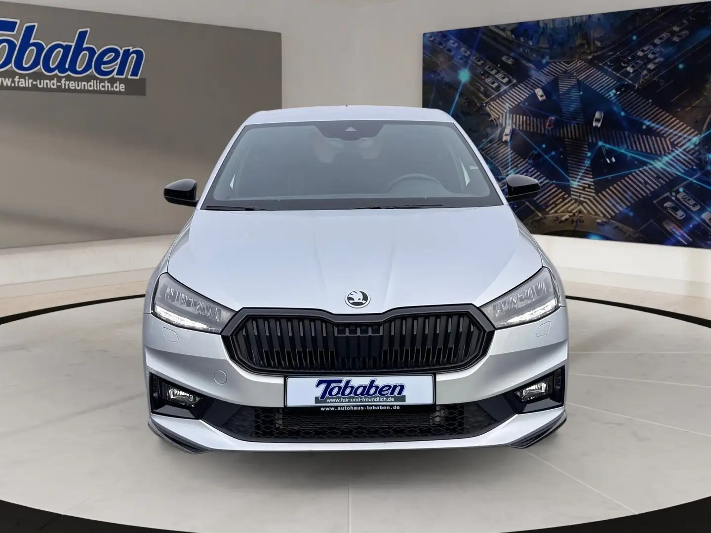 Skoda Fabia 1.0 TSI Monte Carlo Automatik+1.Hand+Garan Silber - 2