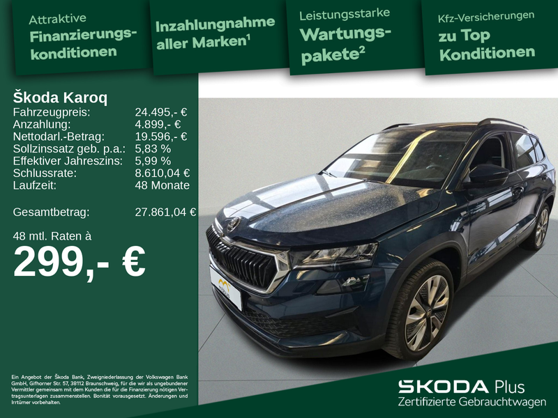 Skoda Karoq 1.5 TSI ACT Tour*PDC*APP*SHZ*LHZ* — photo 2
