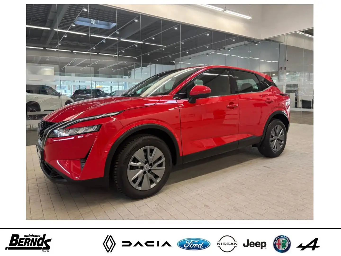 Nissan Qashqai 1.3 DIG-T MHEV Visia Spurhalte-Assi. LED ISOFIX Roşu - 1