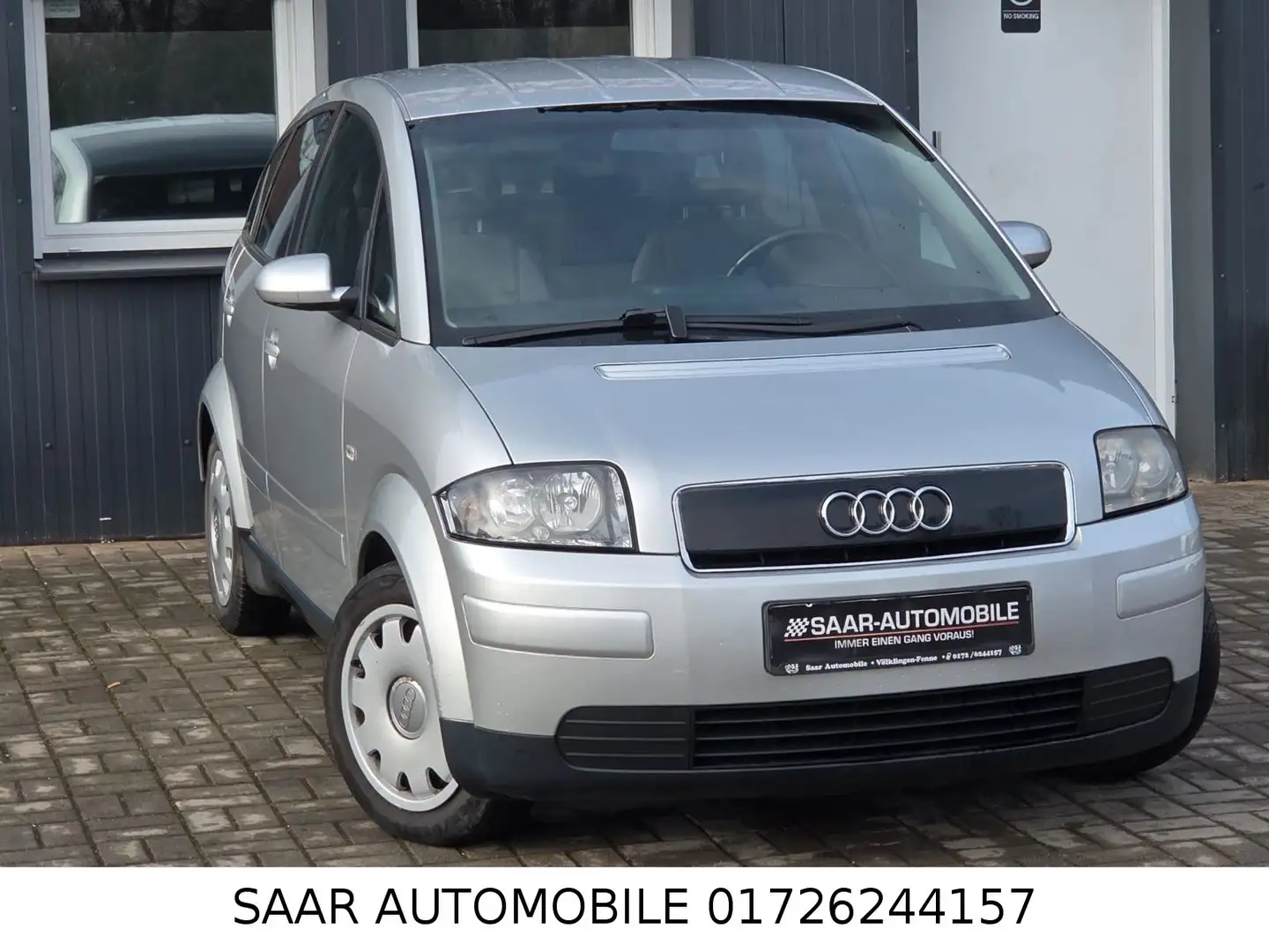 Audi A2 1.4 /KLIMAANLAGE/EURO 4 Silber - 1