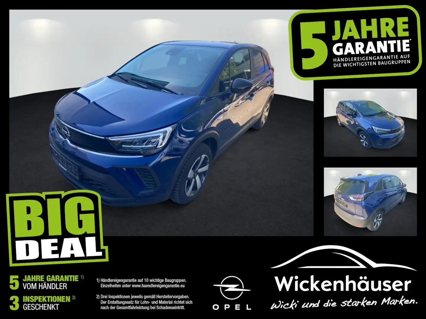 Opel Crossland 1.2 Turbo Edition Rückfahrkamera Blau - 1