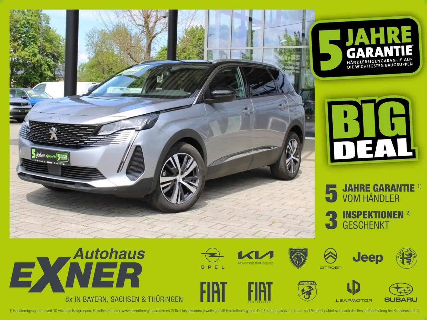 Peugeot 5008 1.5 BlueHDi 130 ALLURE PACK Navi, LED Grau - 1