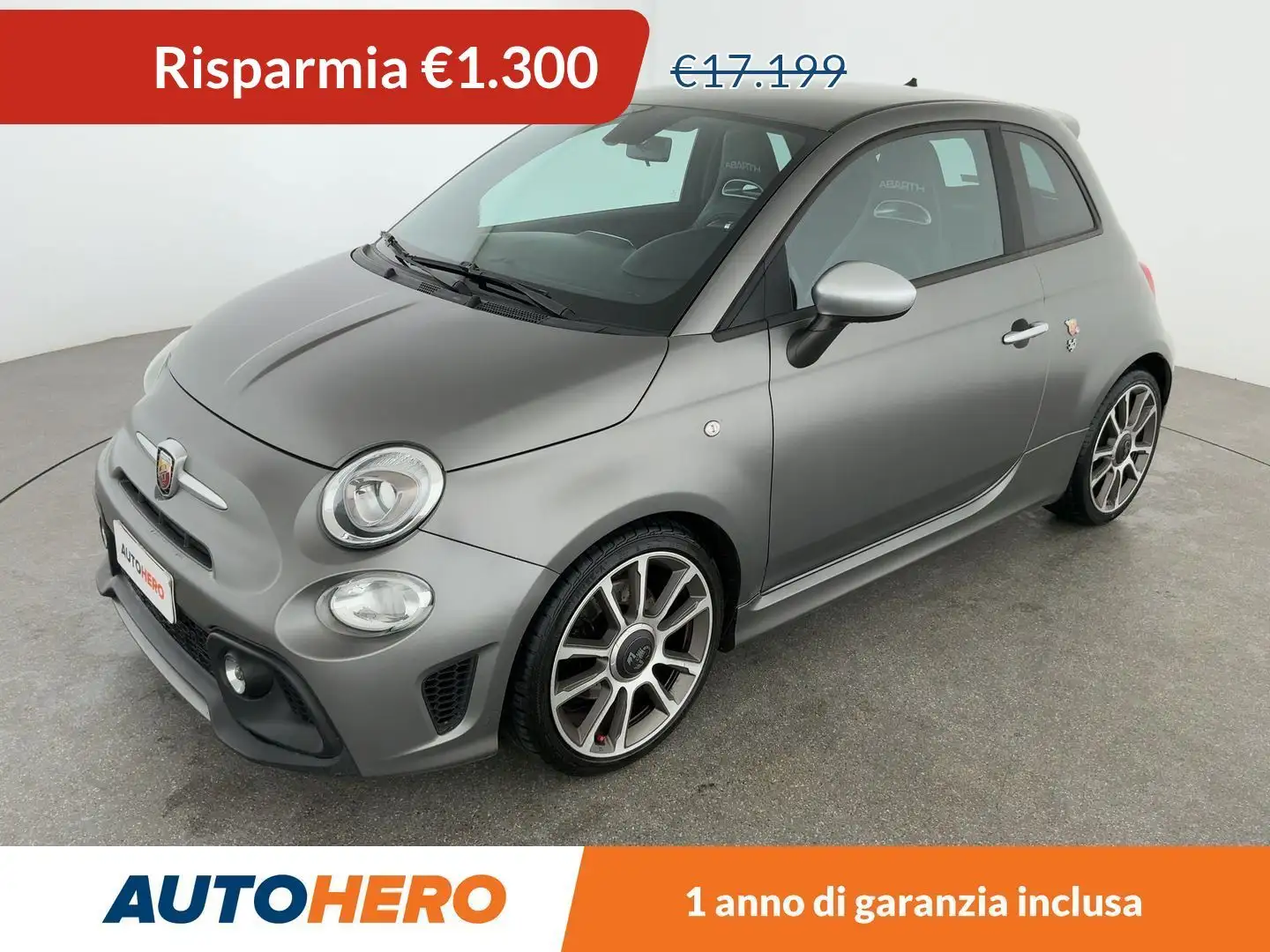 Abarth 595 1.4 Turbo Turismo 165 CV Gris - 1