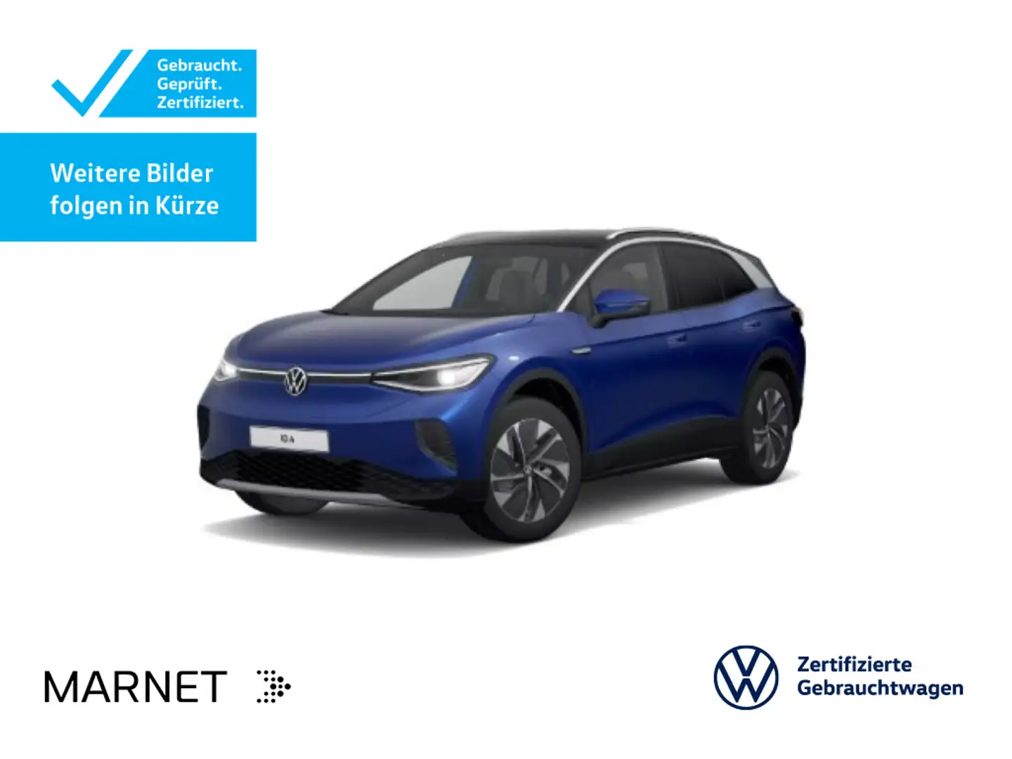Volkswagen ID.4 Pure Navi*Kamera*IQ-Light*El.Heckk.*Keyless Blauw - 1