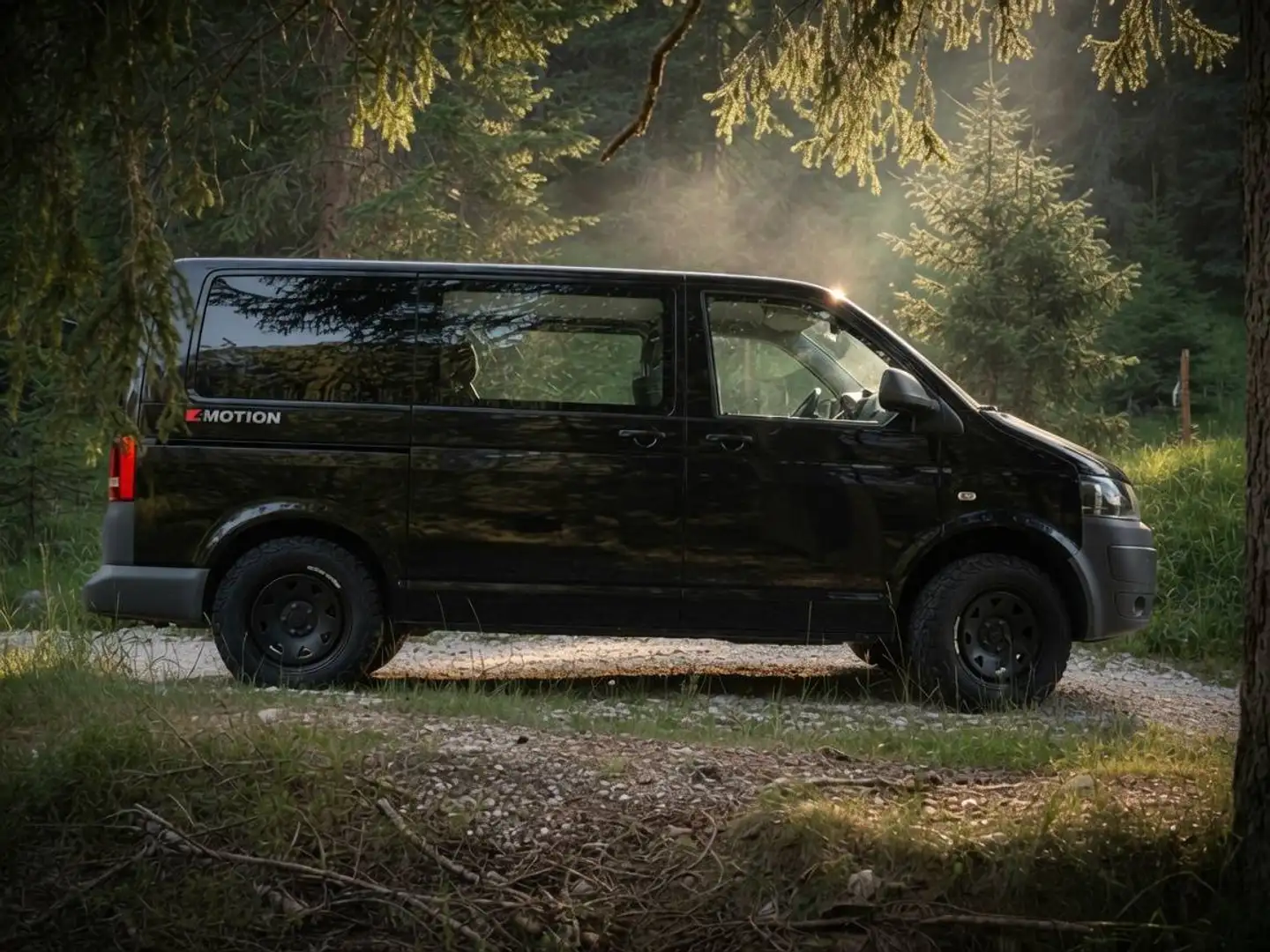 Volkswagen T5 Kombi Kombi 2,0 TDI 4motion D-PF Schwarz - 2