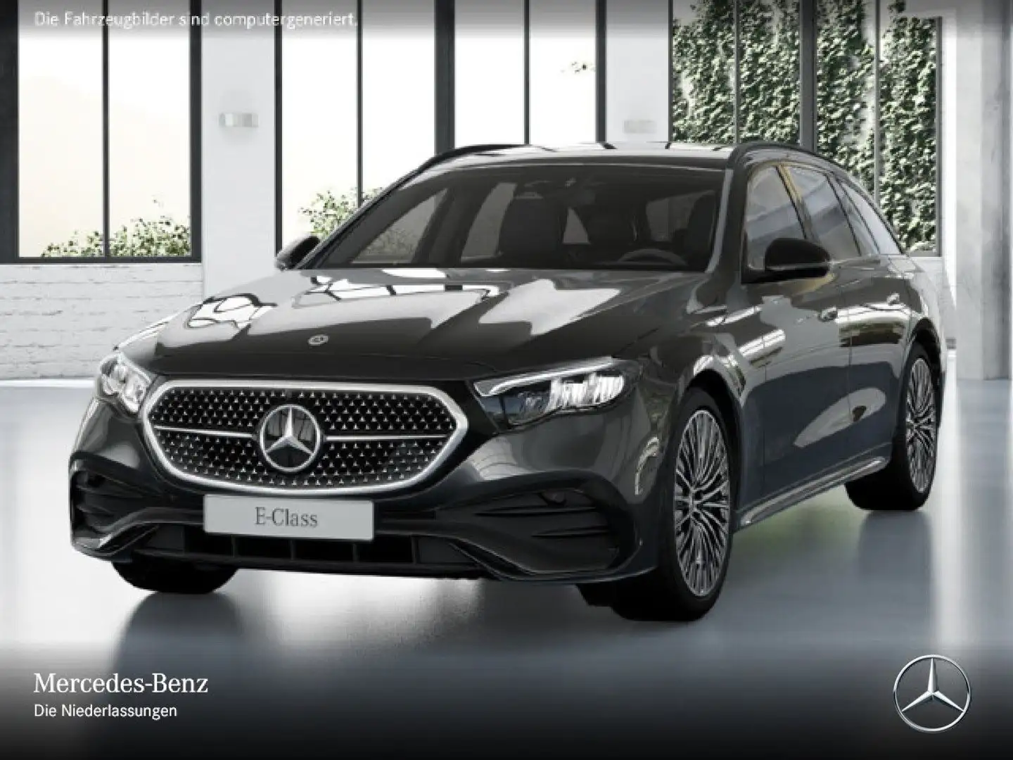 Mercedes-Benz E 220 d T AMG 360° Distr. LED AHK Night Totwinkel Grau - 2