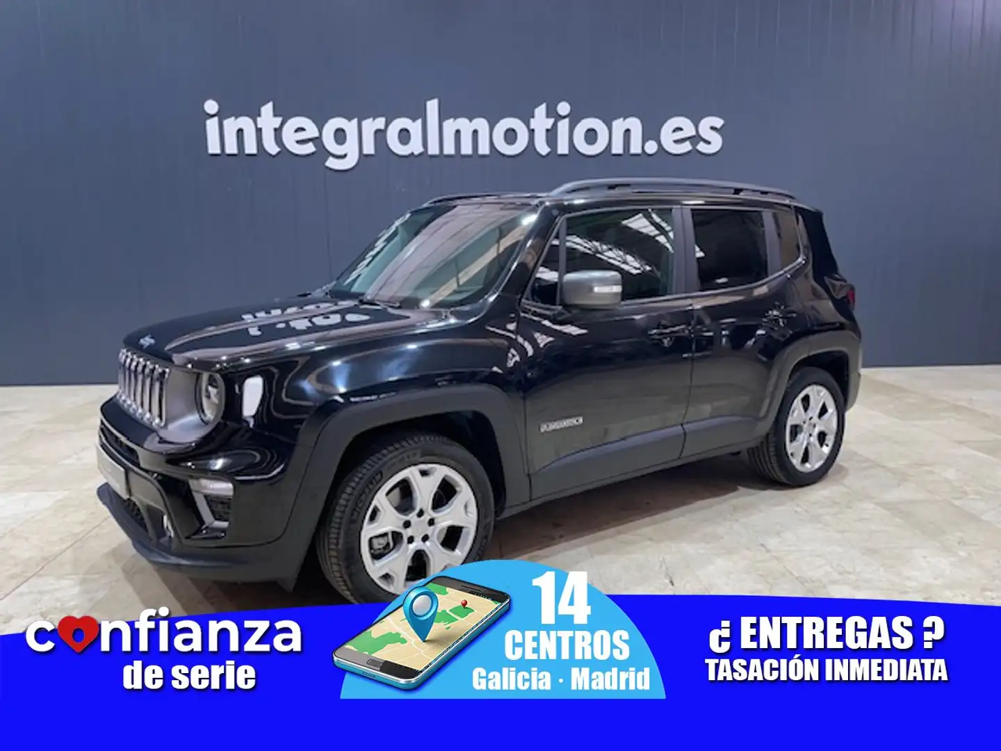 Jeep Renegade Limited 1.3 PHEV 140kW (190CV) AT AWD Negro - 1