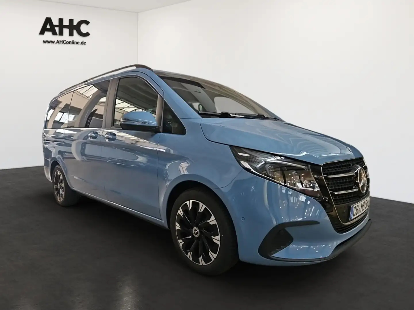 Mercedes-Benz V 300 d STYLE Lang ACC AHK AUT Akustikglas Kam. Bleu - 2