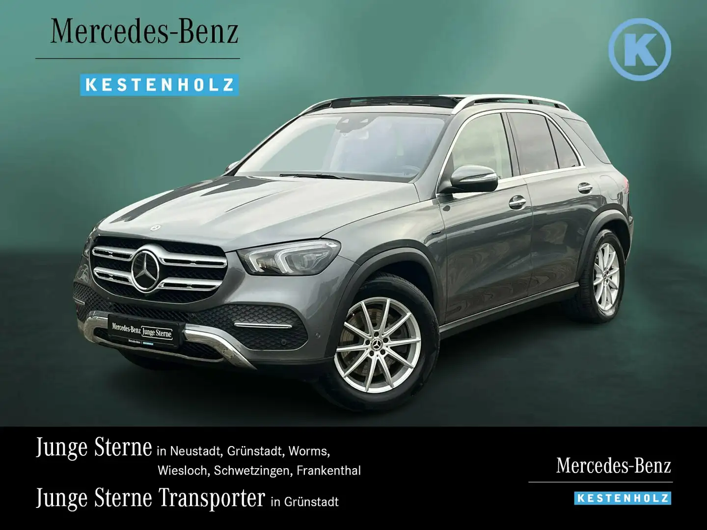 Mercedes-Benz GLE 350 GLE 350 de 4M AMG+AIRM+AHK+DISTRO+PANO+360°+HUD Grau - 1