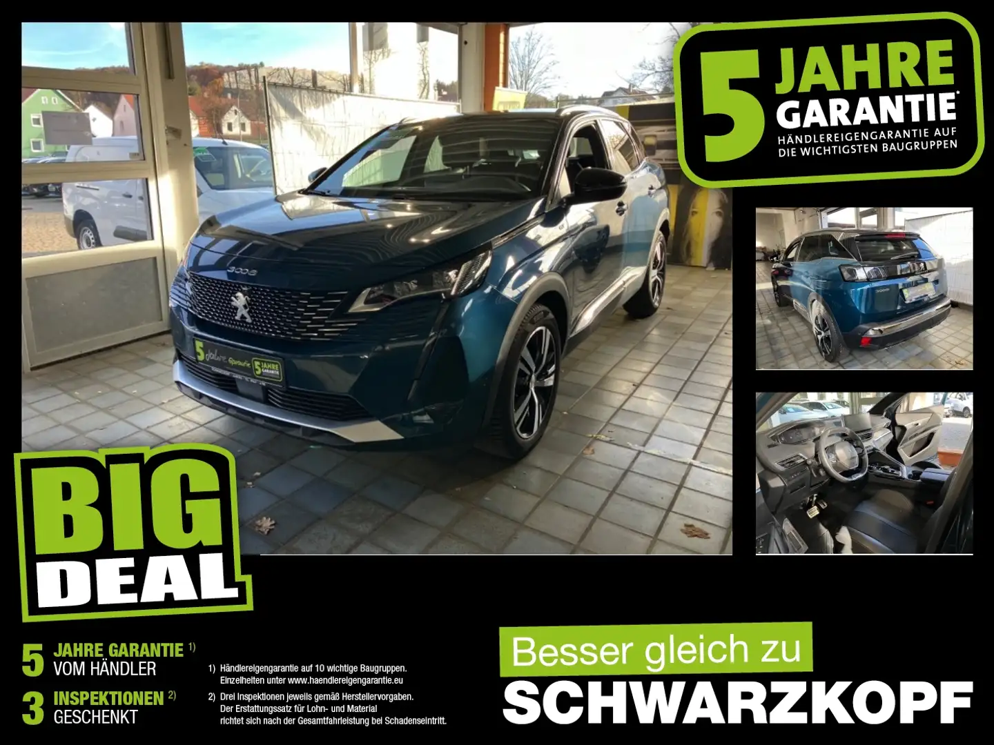 Peugeot 3008 1.2 Tempomat,Parkpilot,Sitzheizung,LED Blu/Azzurro - 1