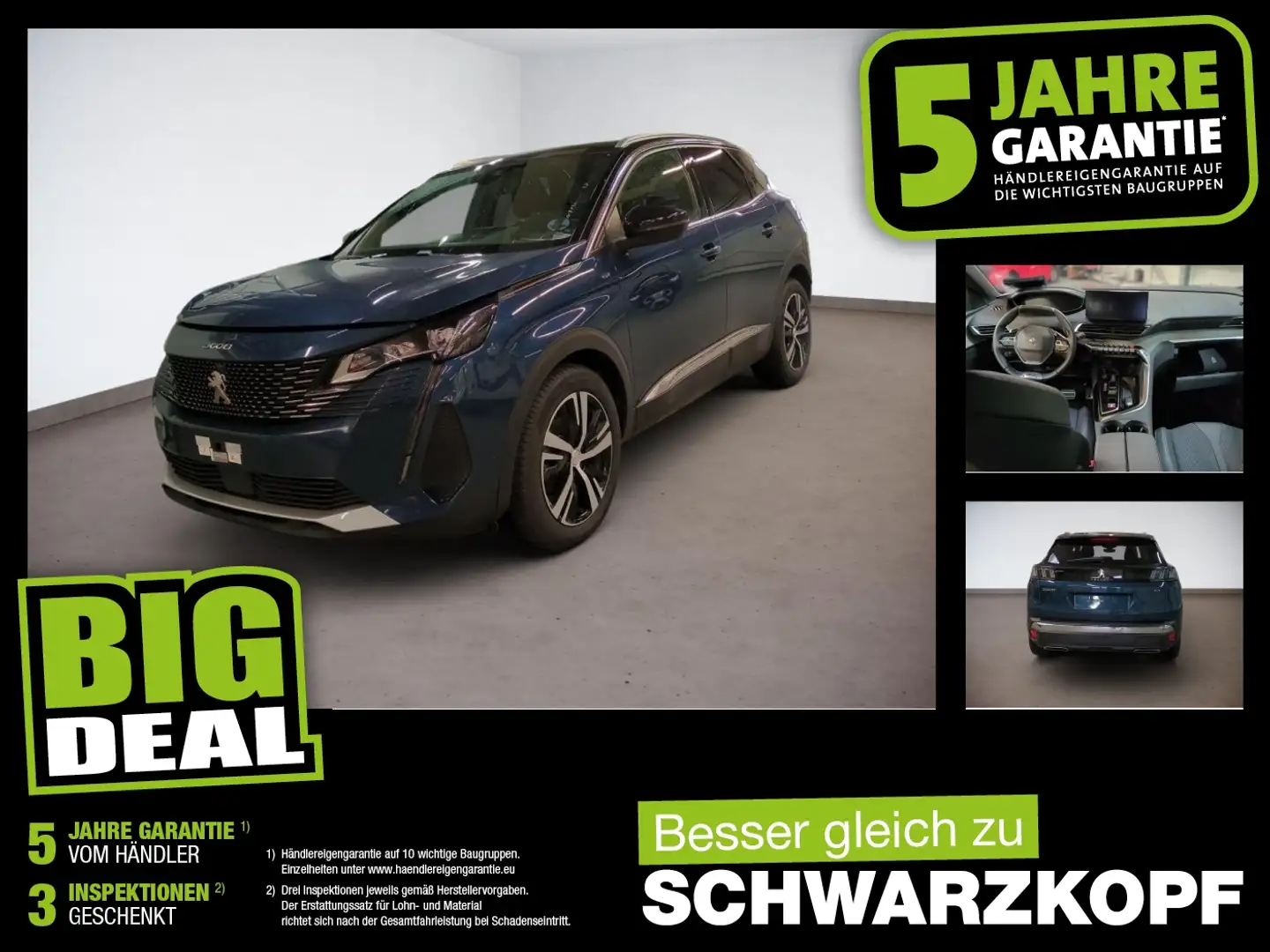 Peugeot 3008 1.2 Tempomat,Parkpilot,Sitzheizung,LED Blau - 1
