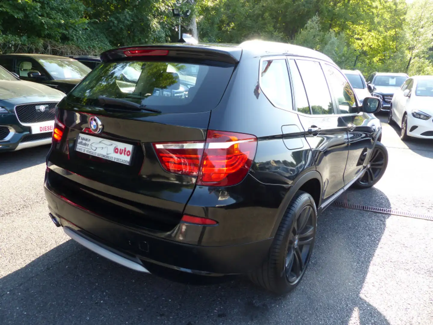 BMW X3 (F25) XDRIVE35IA 306CH EXCLUSIVE Zwart - 2