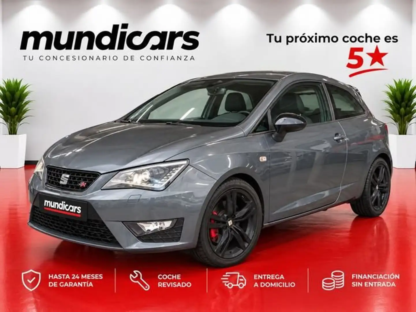 SEAT Ibiza SC 1.8 TSI 192cv Cupra Gris - 1