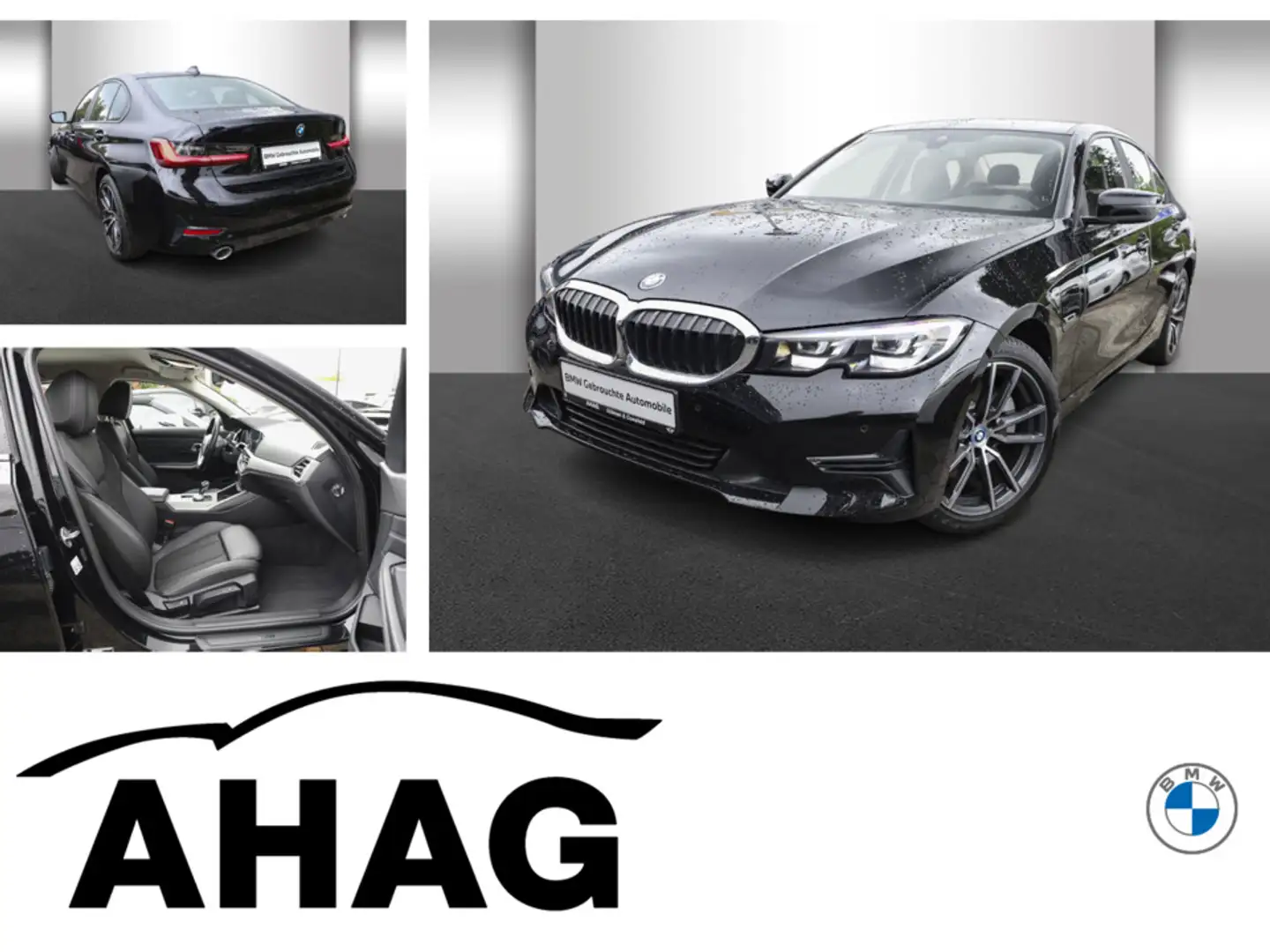 BMW 320 e Advantage Automatik Aut. Klimaaut. PDC Schwarz - 1