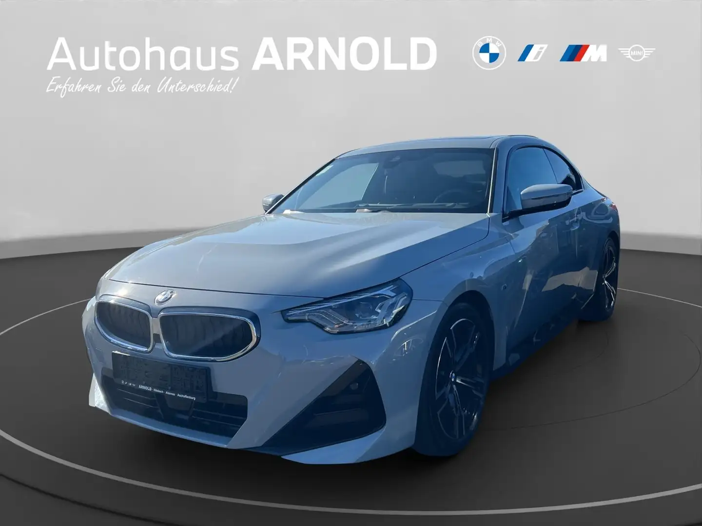 BMW 220 i Coupé M Sportpaket Lenkradhzg. Schiebedach Sitzh Grigio - 1