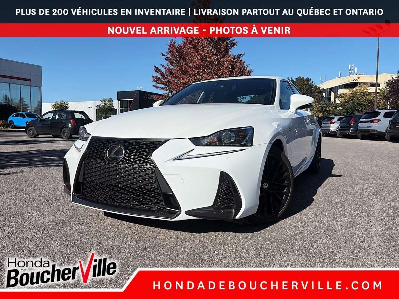2019 Lexus IS IS 300 F-SPORT, RED LEATHER INTERIOR, SUNROOF / F-
