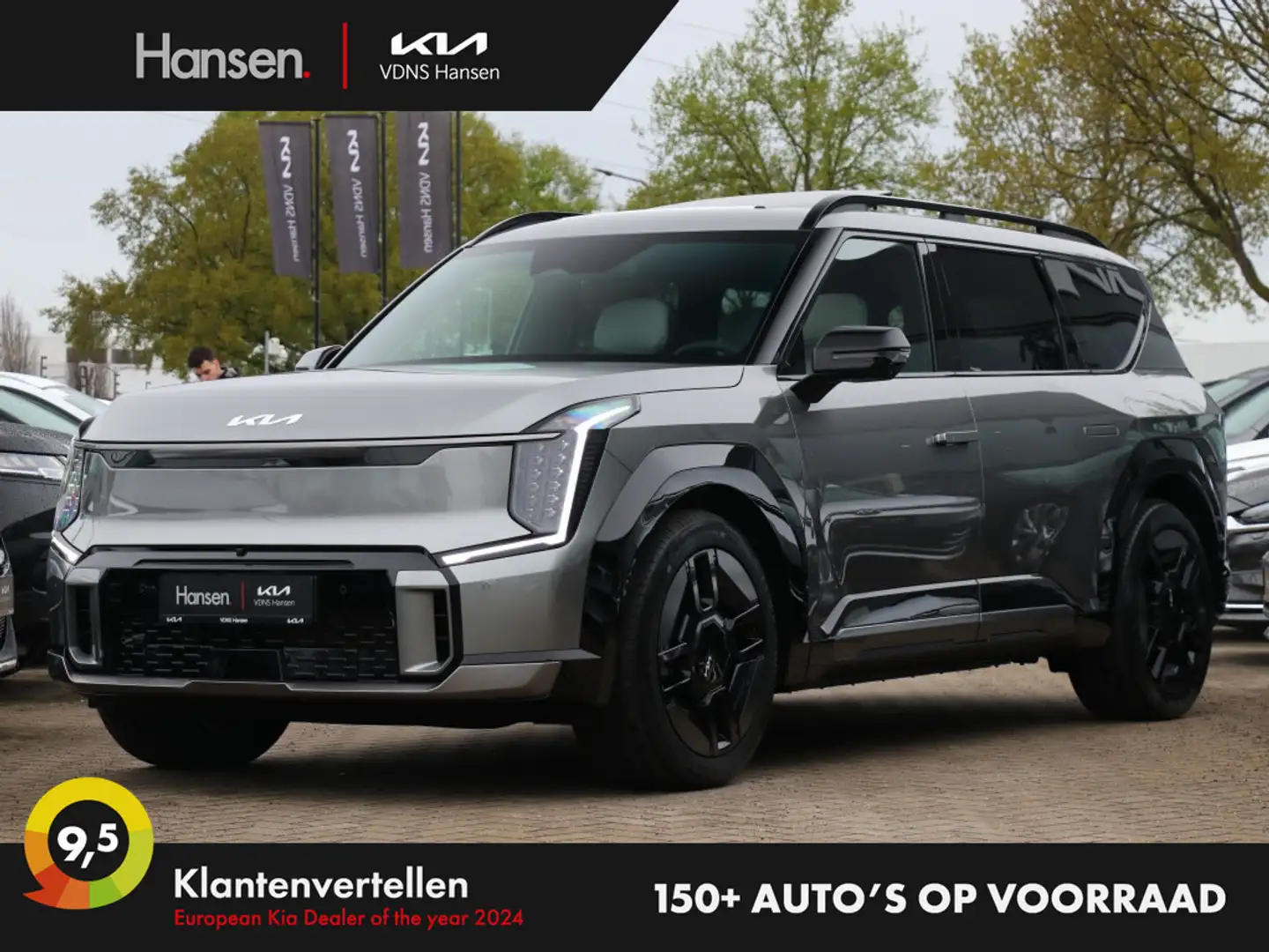 Kia EV9 GT-Line 99.8 kWh 7p I Gratis laadpaal I Snel lever Gris - 1
