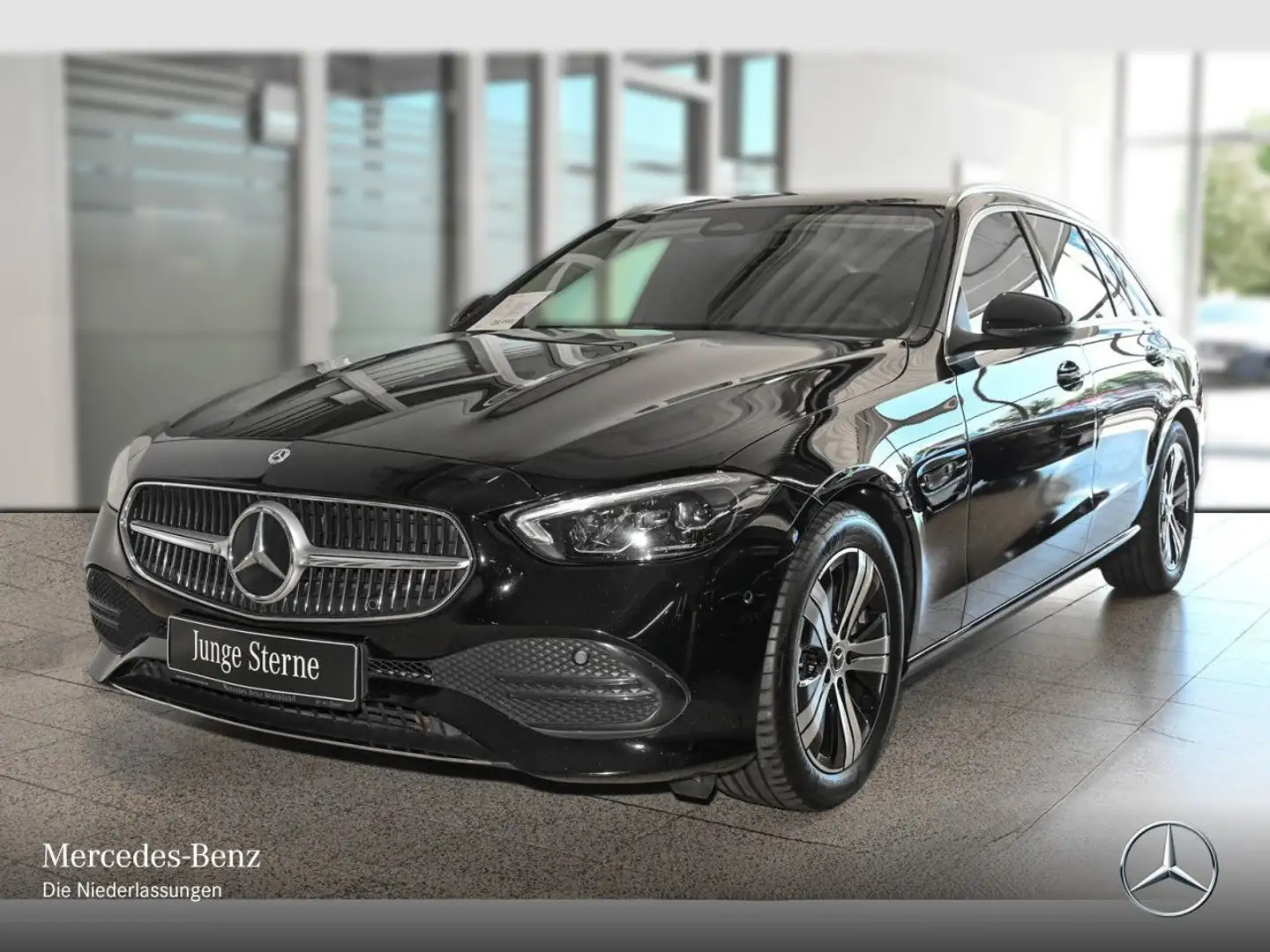 Mercedes-Benz C 200 d T AVANTG+LED+KAMERA+TOTW+KEYLESS+9G Schwarz - 2