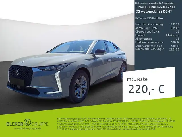 DS Automobiles DS 4 E-Tense Bastille +