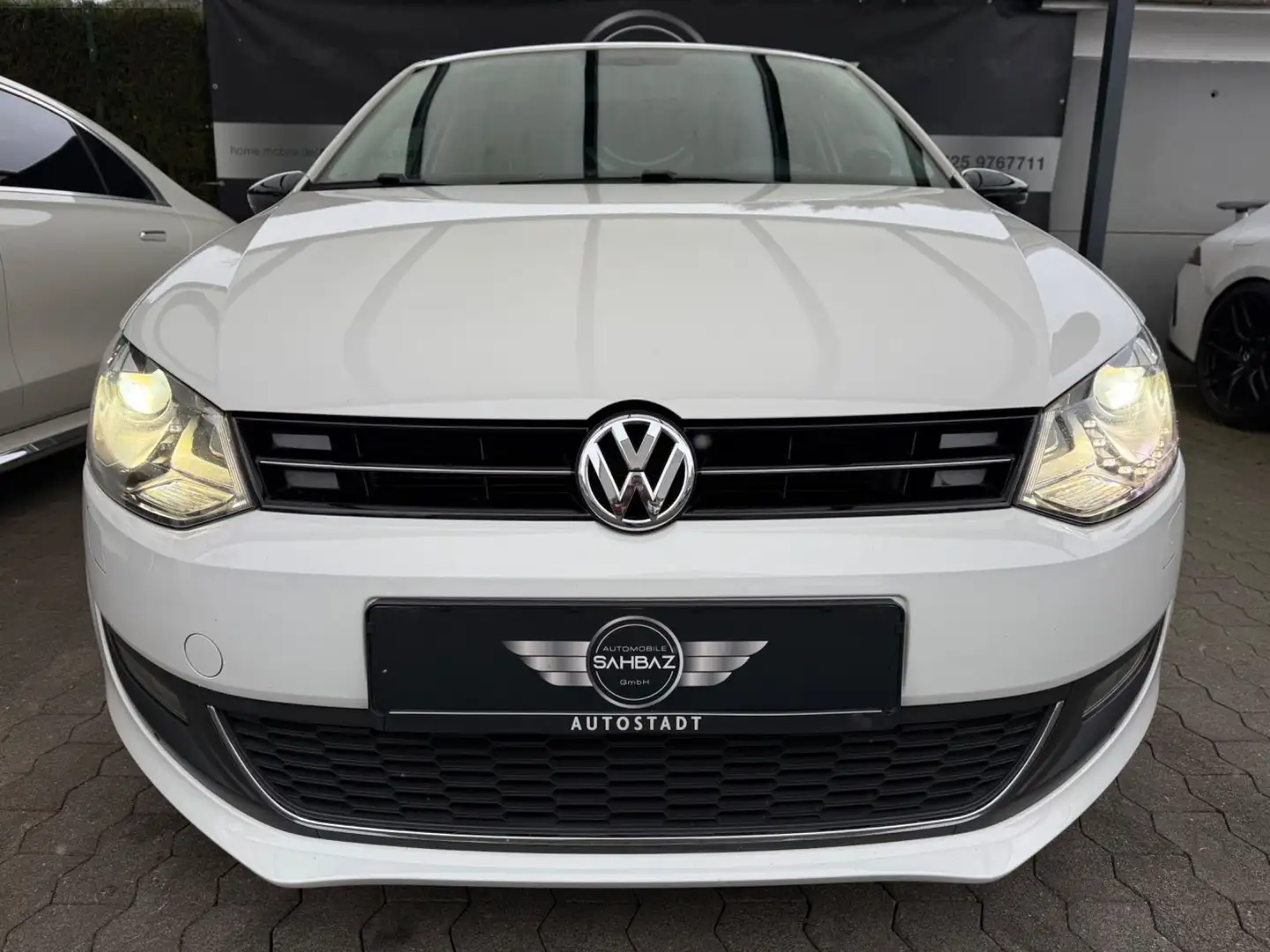 Volkswagen Polo V Match *XENON*SHZ*NAVI*PDC*TEILLED*KLIMAAU Alb - 2