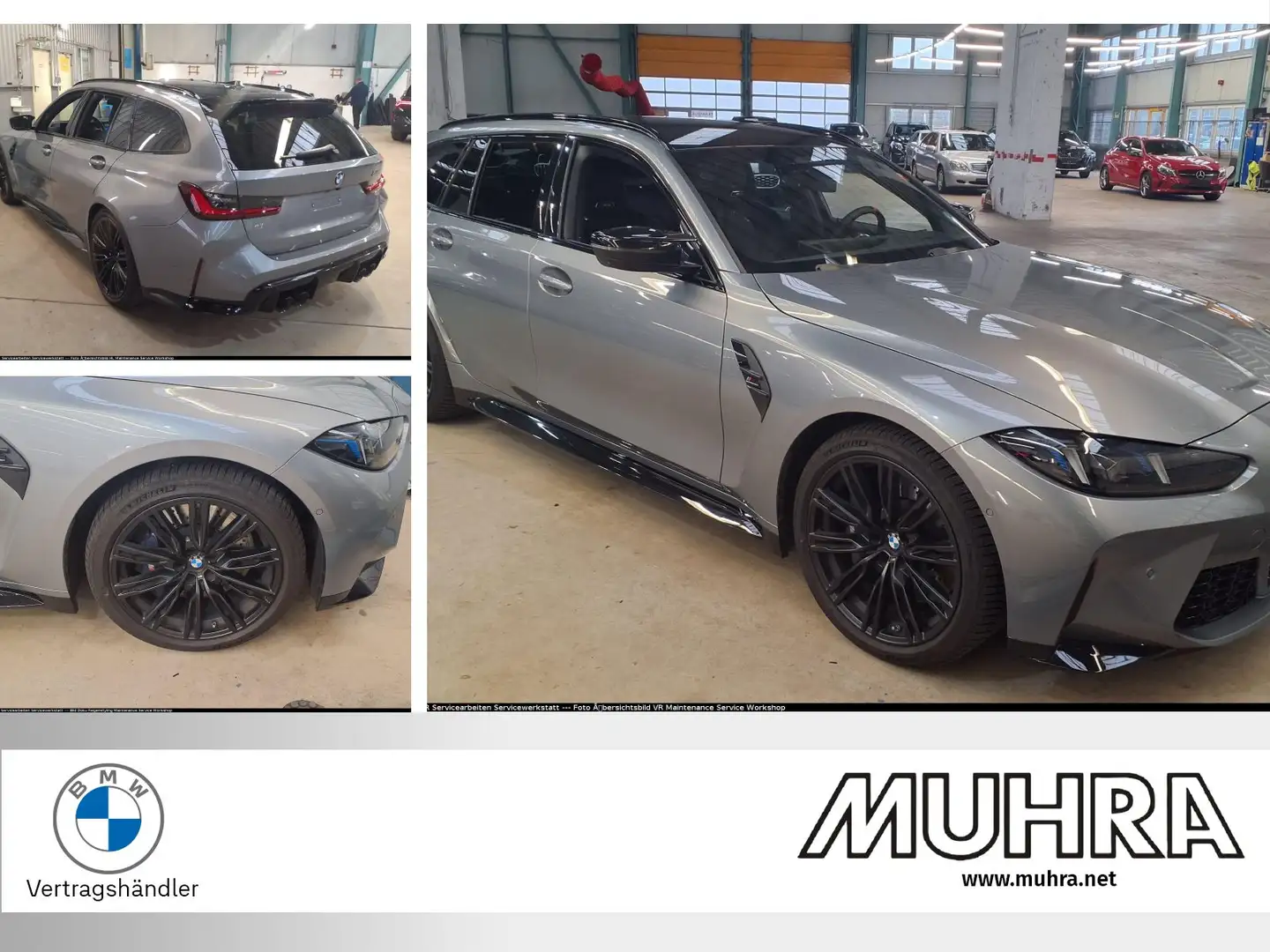 BMW M3 Competition DA Prof. Memory LC Prof. PA+ HUD H/K Gris - 1