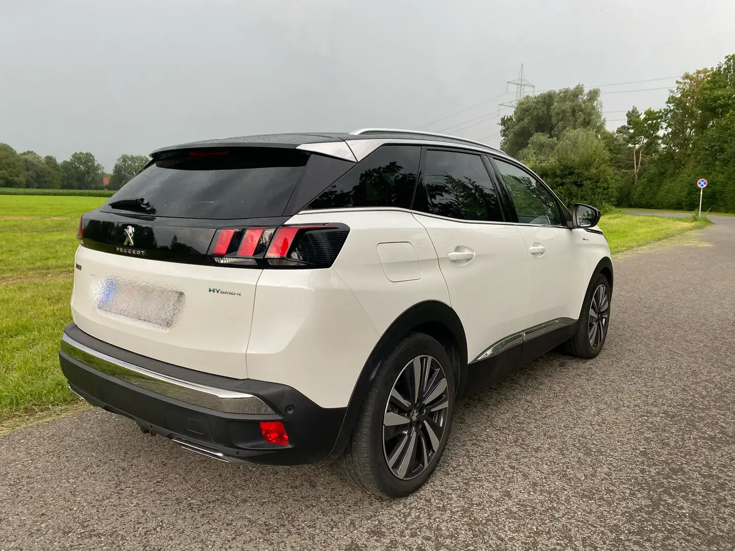 Peugeot 3008 GT Hybrid4 300 e-EAT8 Weiß - 2