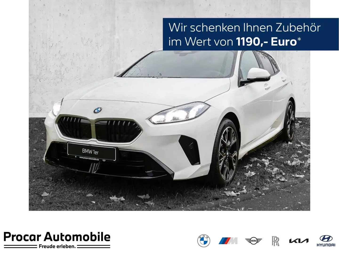 BMW 118 d MSport H/K HiFi DAB LED RFK 18" Weiß - 1