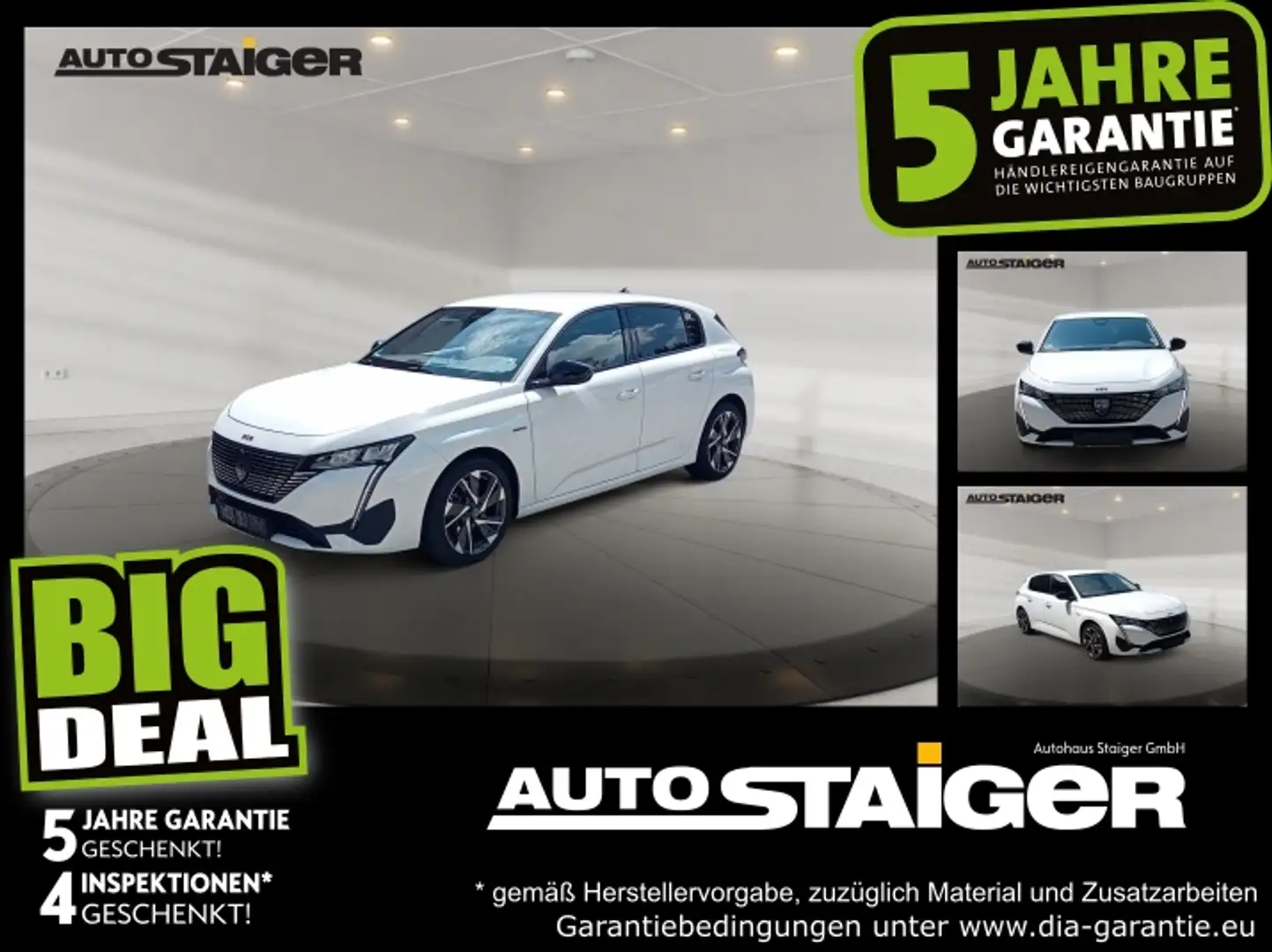 Peugeot 308 Allure PlugIn Hybrid ACC*LED*Navi*Klima* Blanco - 1