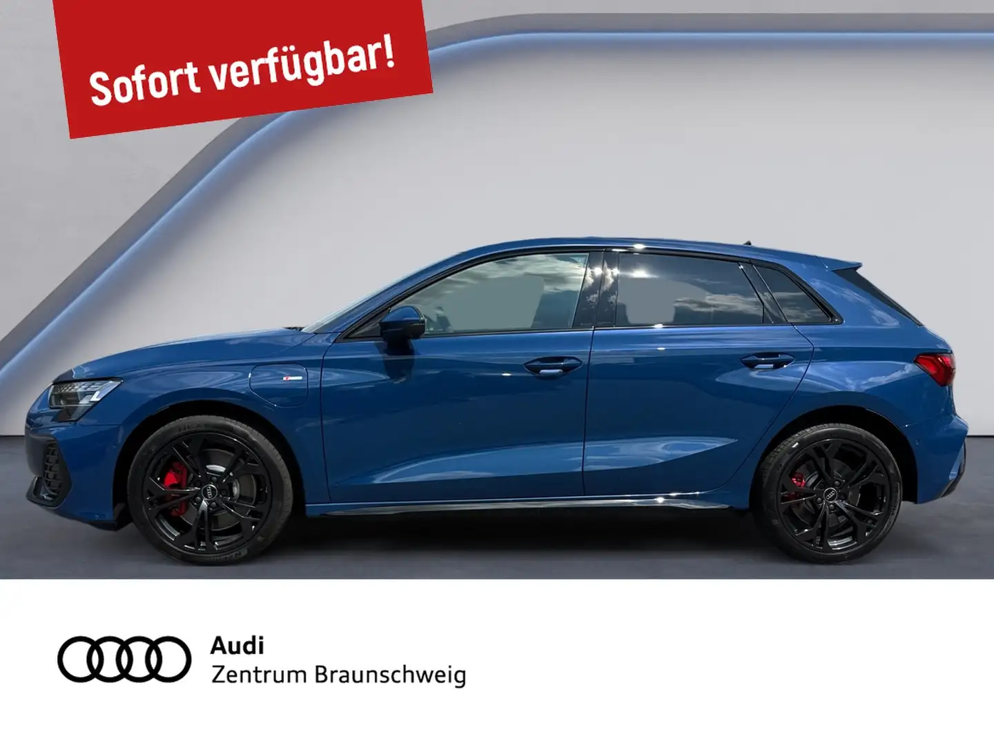 Audi A3 Sportback 45 TFSI e S line MATRIX+KAMERA+ACC Blauw - 2