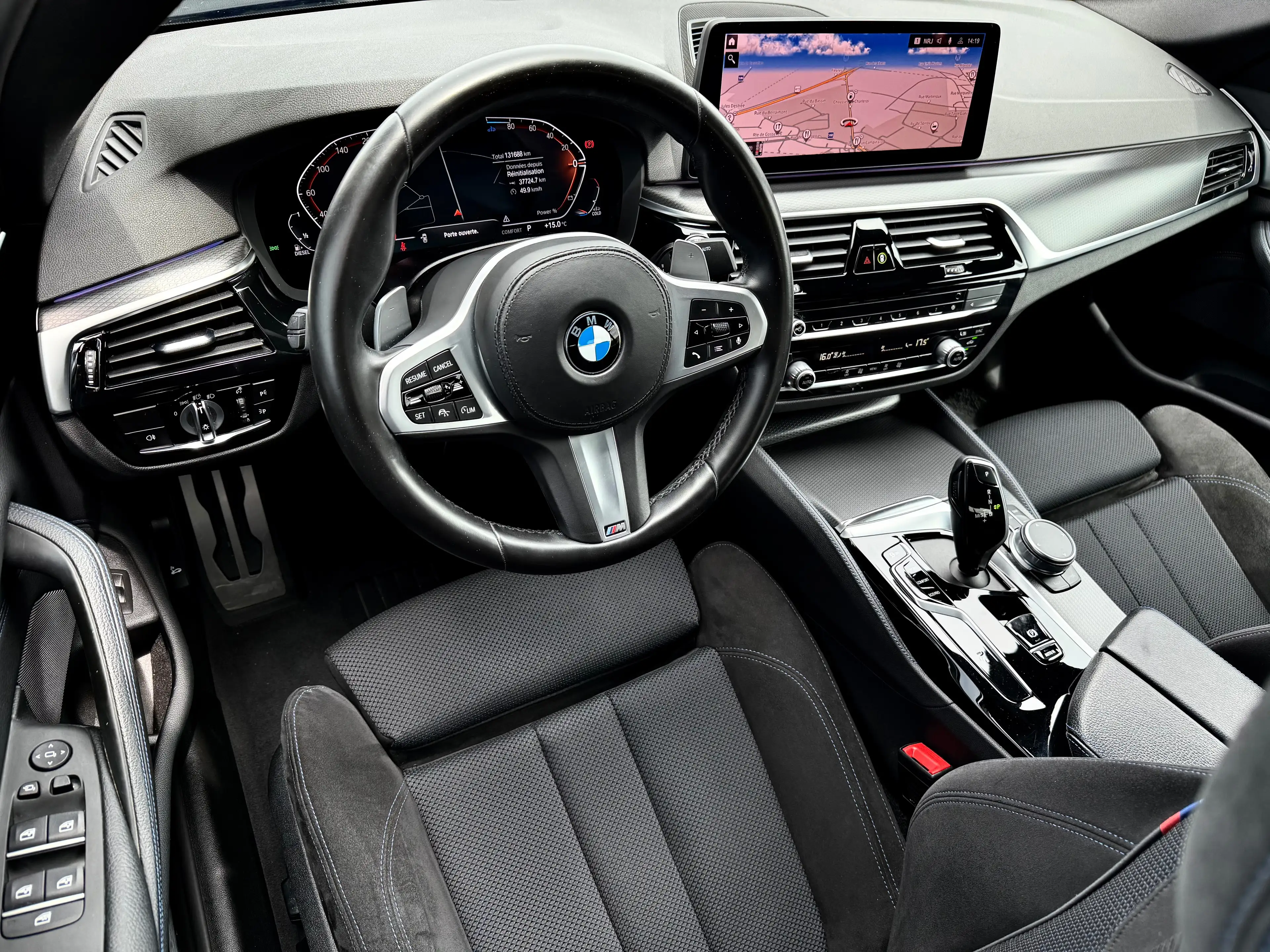 BMW 518 520dAS 190CV PACK M" ViRTUAL COCKPiT CARPLAY NAVi ++ — photo 10