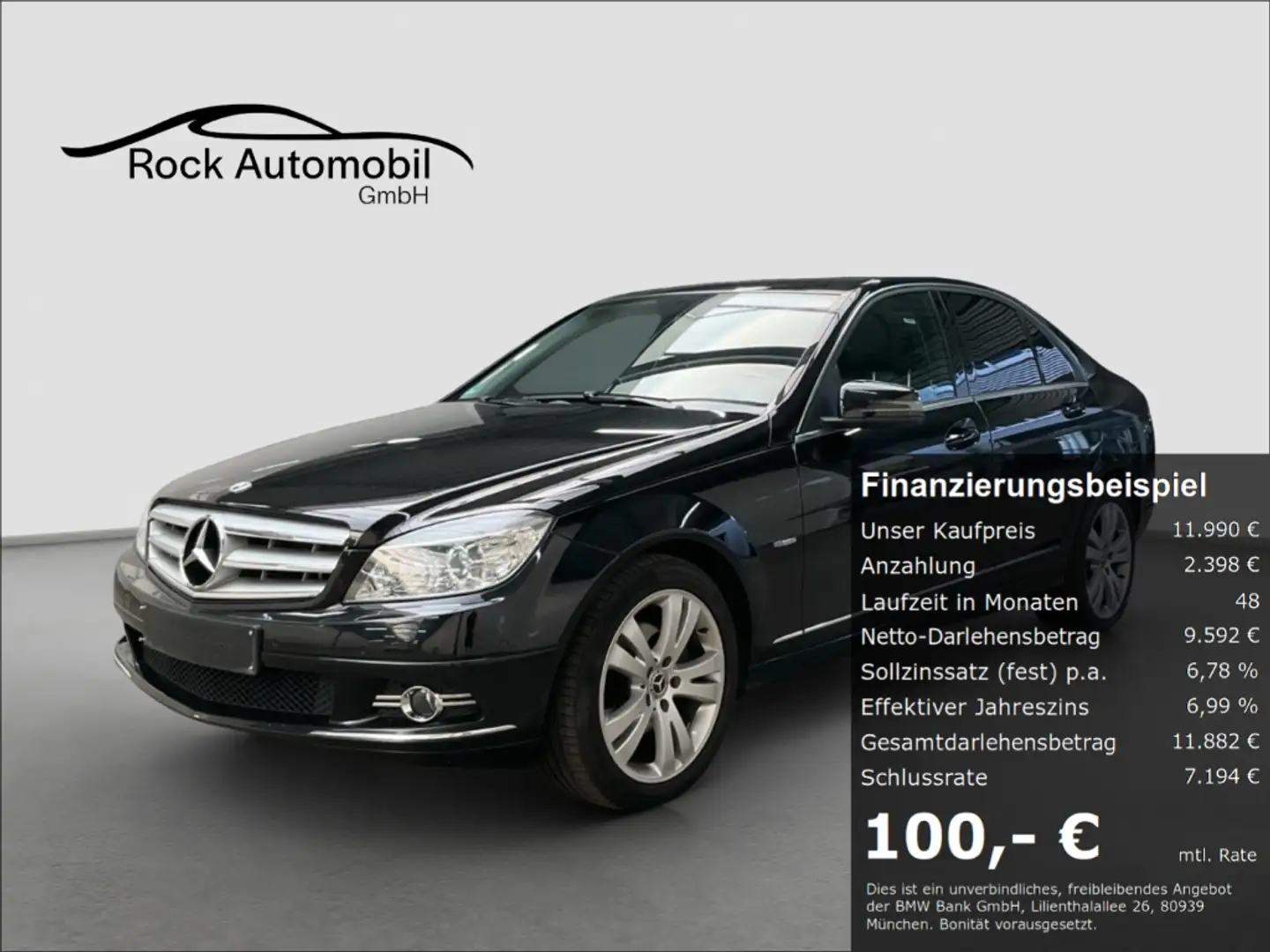 Mercedes-Benz C 200 CGI Avantgarde Tempomat AHK TÜV NEU Schwarz - 1