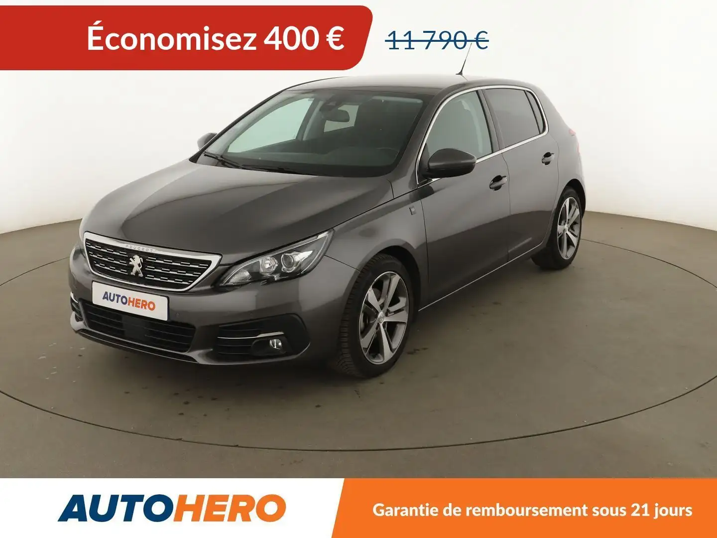 Peugeot 308 1.2 PureTech Tech Edition EAT8 Gris - 1