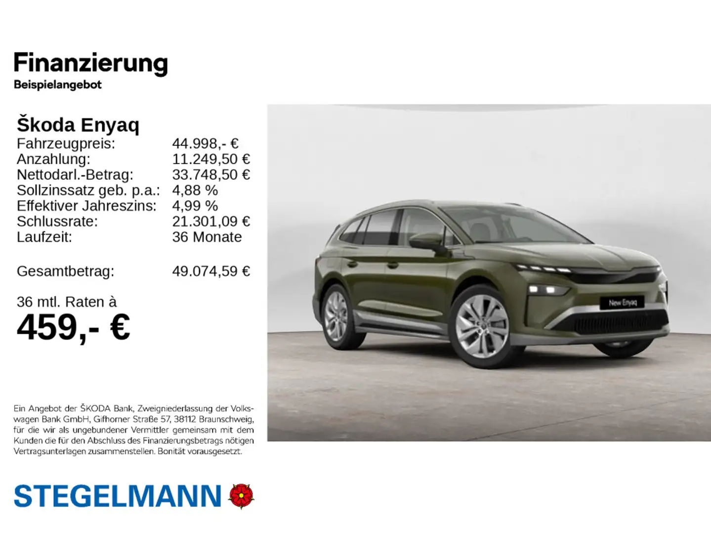 Skoda Enyaq 60 Matrix*Wärmepumpe*AHK*Kamera Grün - 2