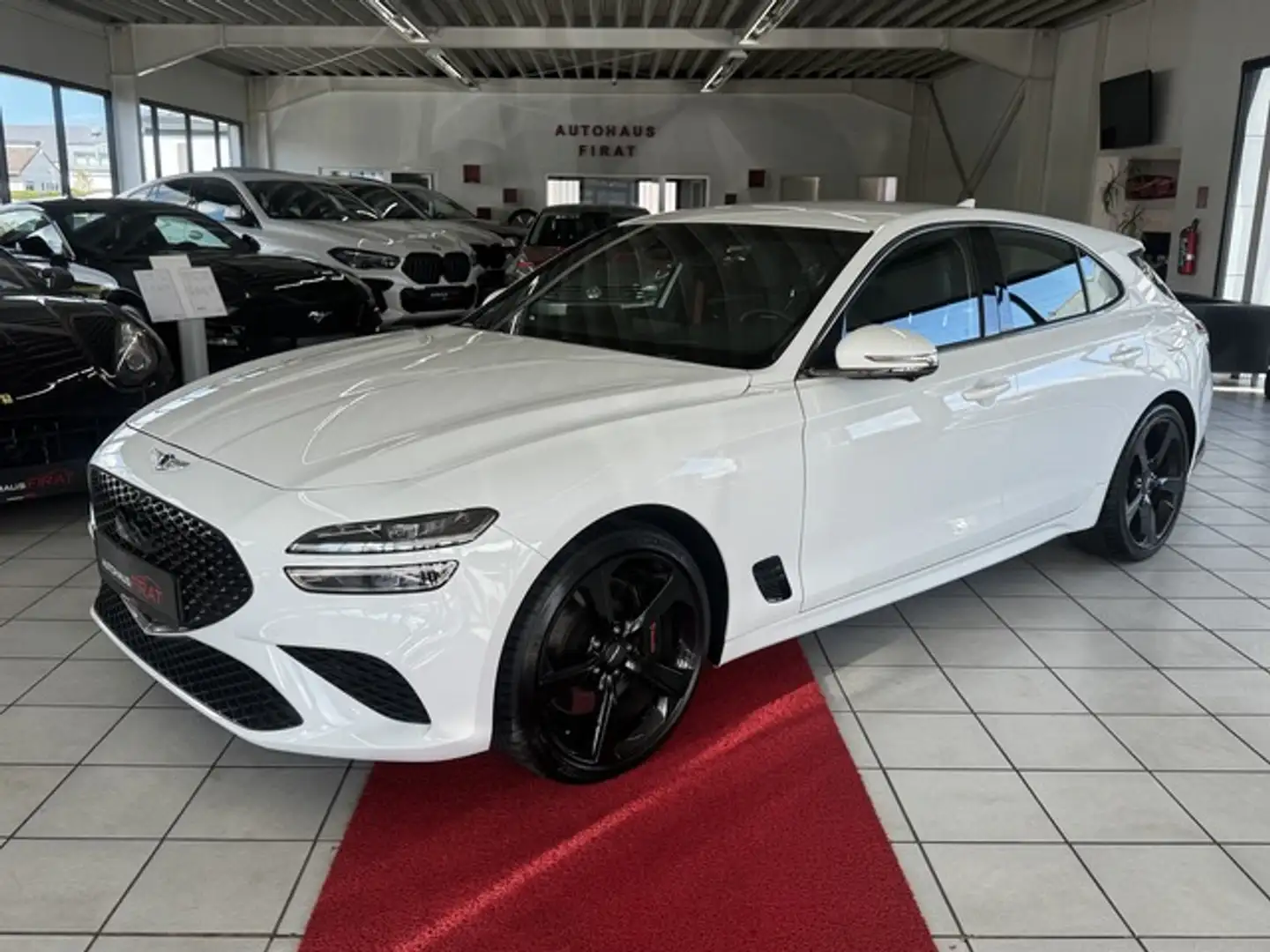 Genesis G70 Shooting Brake Sport Head UP+Leder+Navi+360 Kamera+8-Fach Be. Weiß - 1