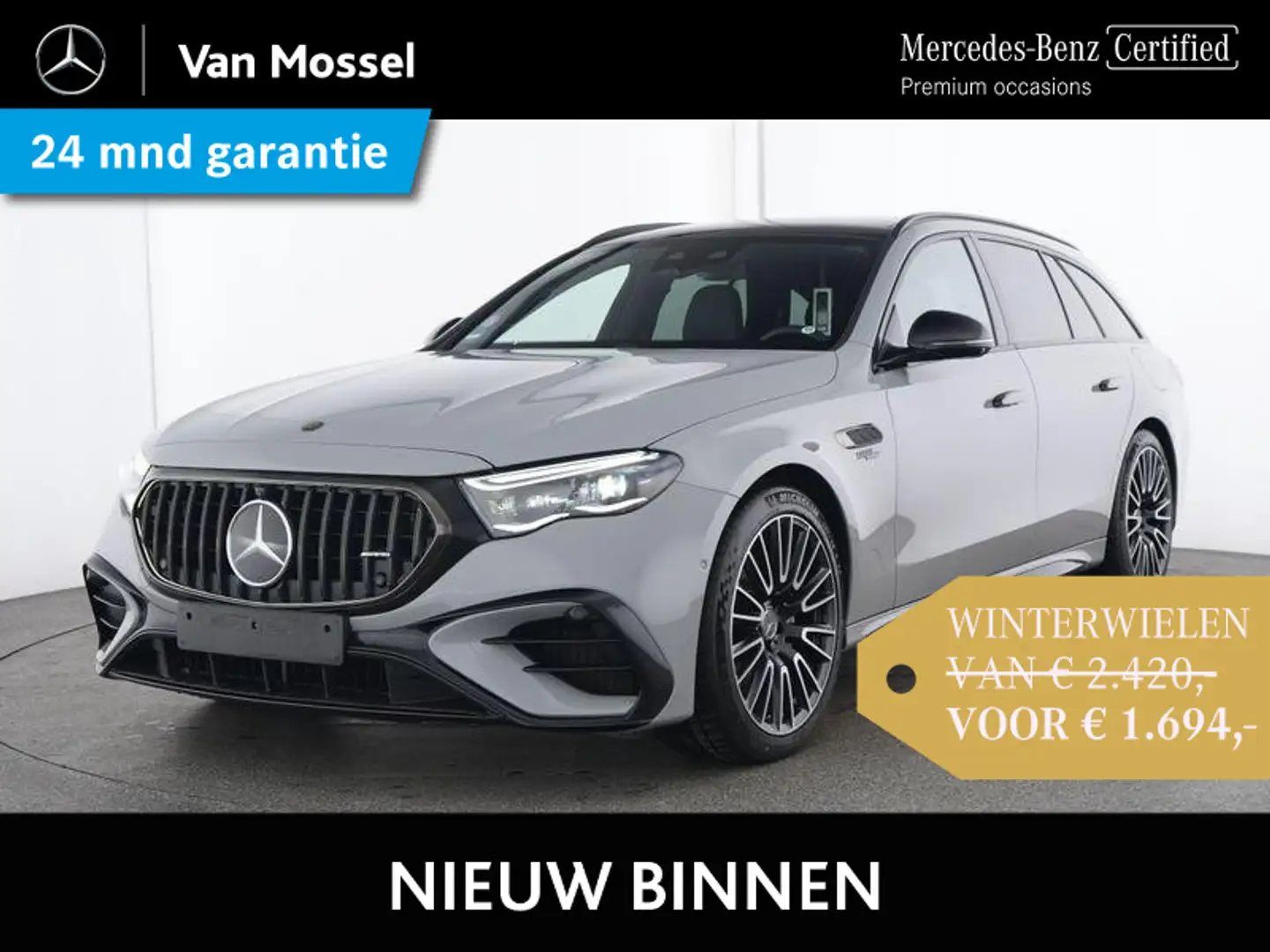 Mercedes-Benz E 53 AMG Estate 4MATIC+ / Premium/ Panoramadak/ Night 1+2/ Grijs - 1