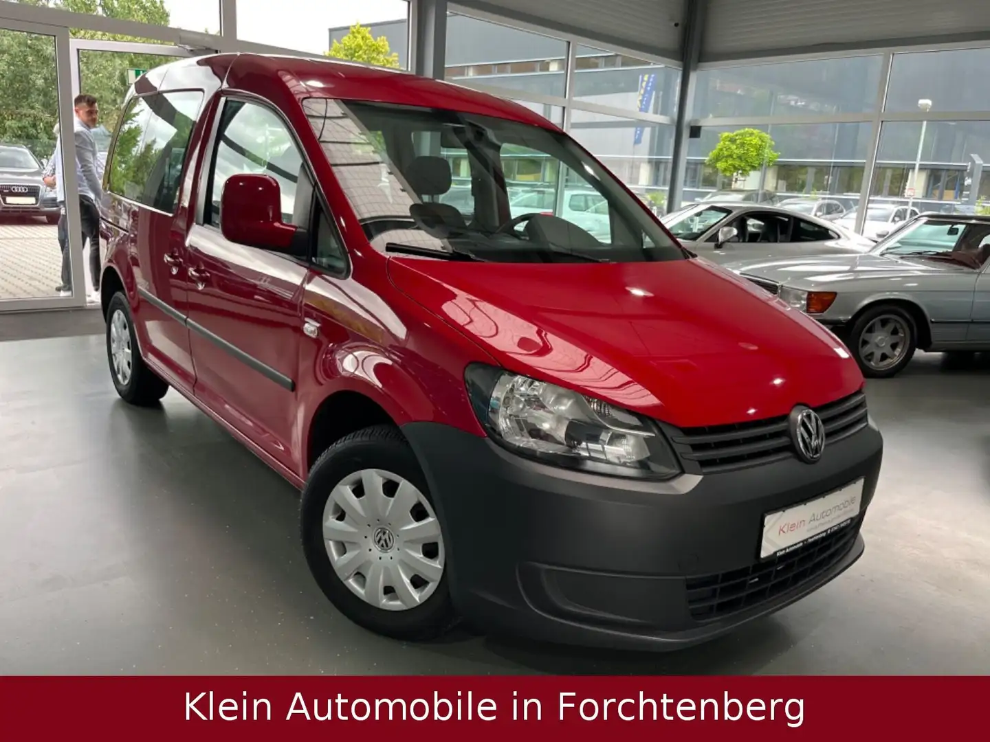 Volkswagen Caddy JAKO-O Klima AHK PDC 5-Sitzer*aus 2.-Hand* Rot - 1