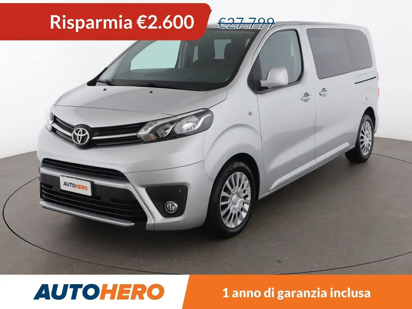Toyota Proace 2.0 D-4D Lounge  150 CV Argento - 1
